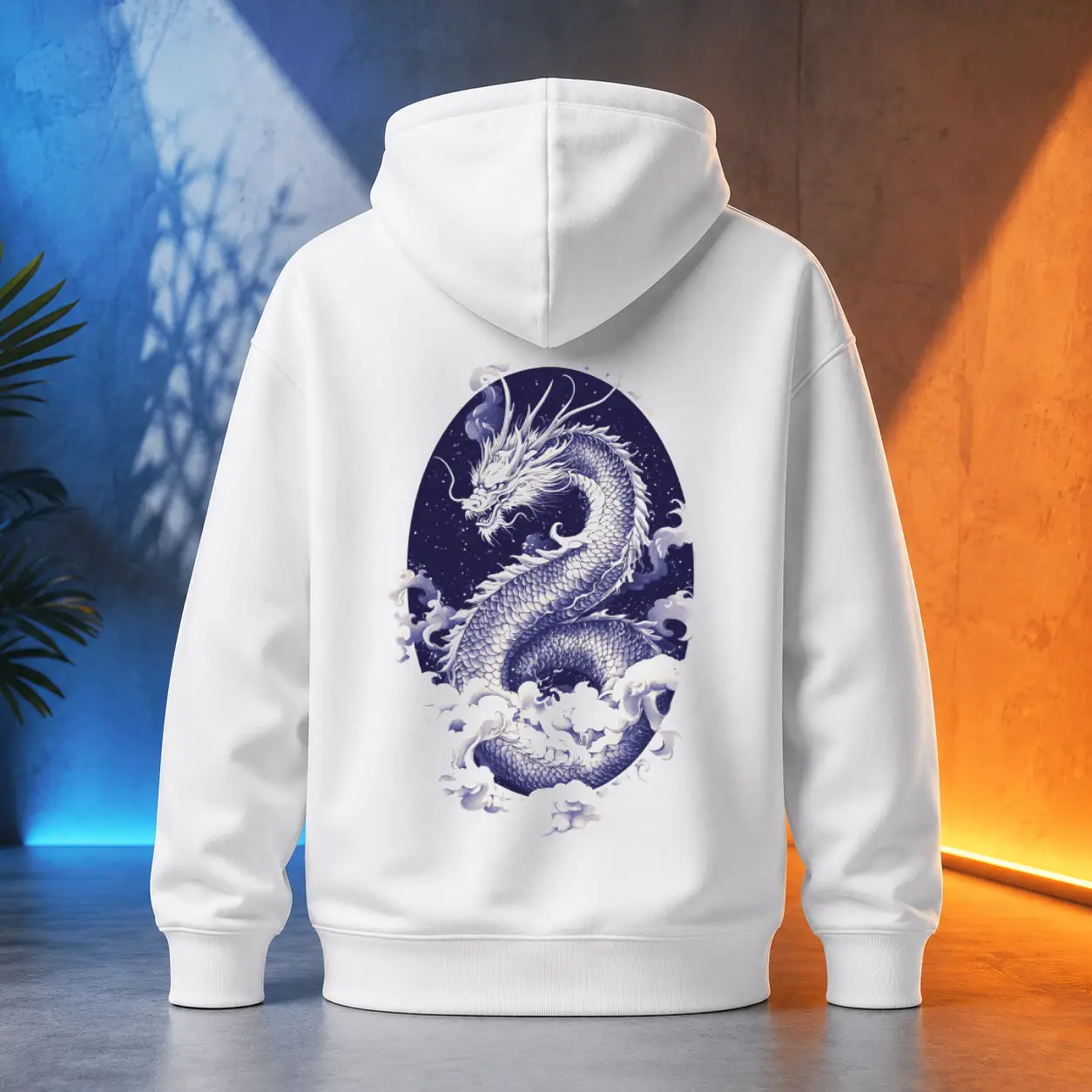 Unisex mikina - Ryu spirálující k hvězdám