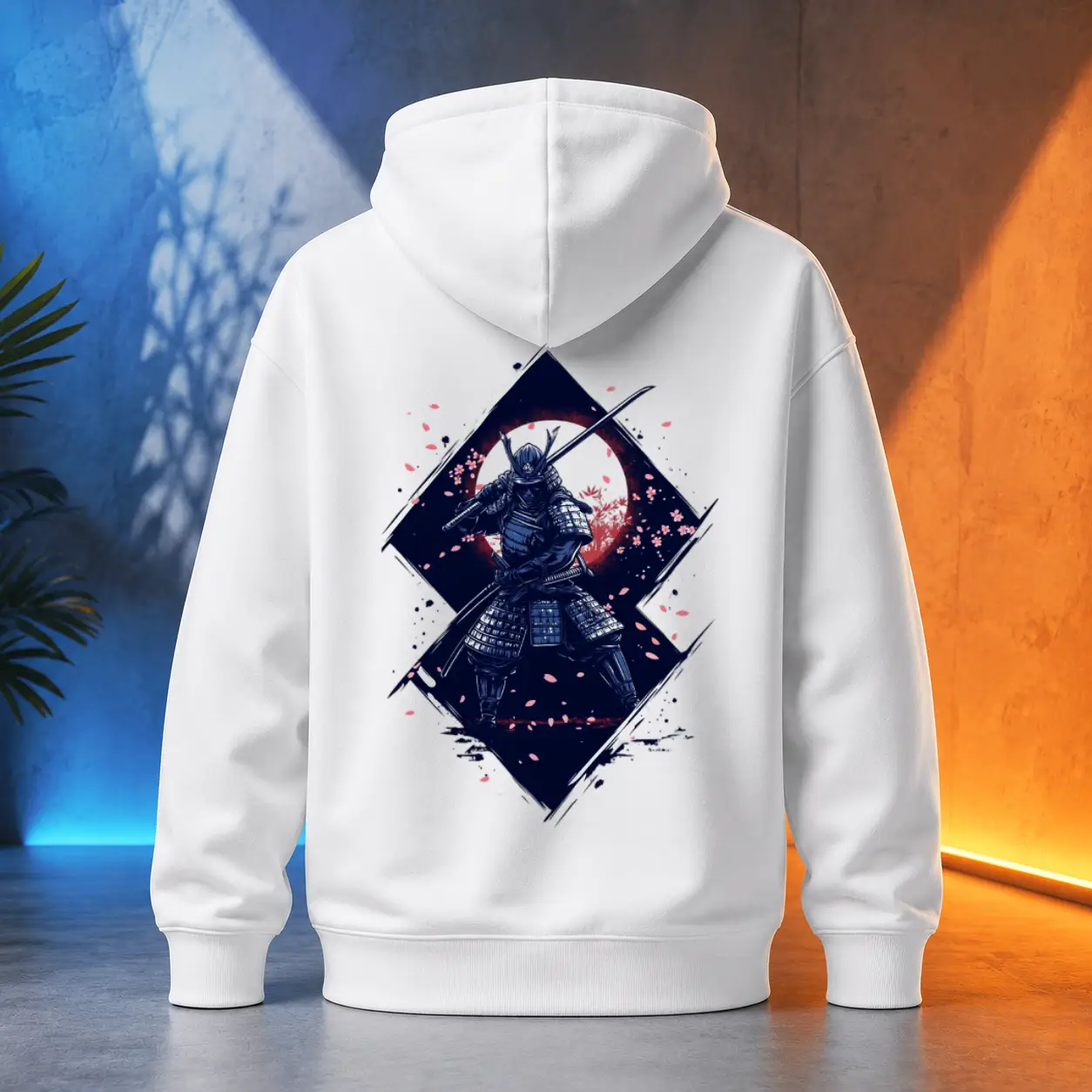 Unisex mikina - Samuraj vykovaný z oceli