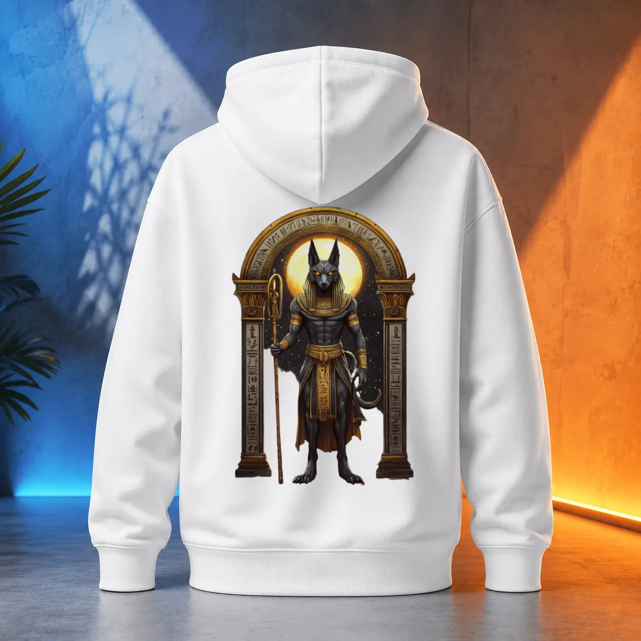 Unisex mikina - Anubis strážce mrtvých