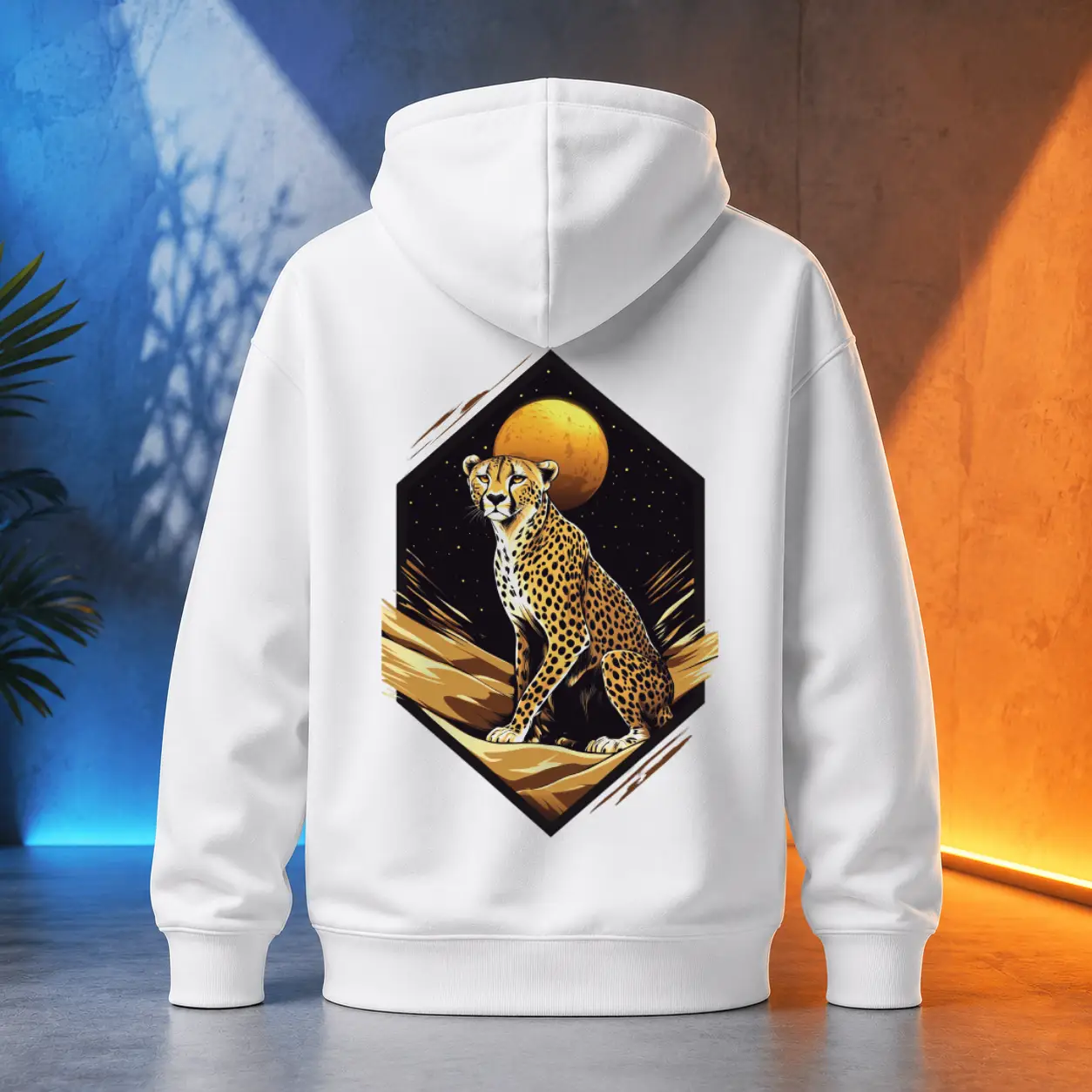 Unisex mikina - Gepard připraven k útoku