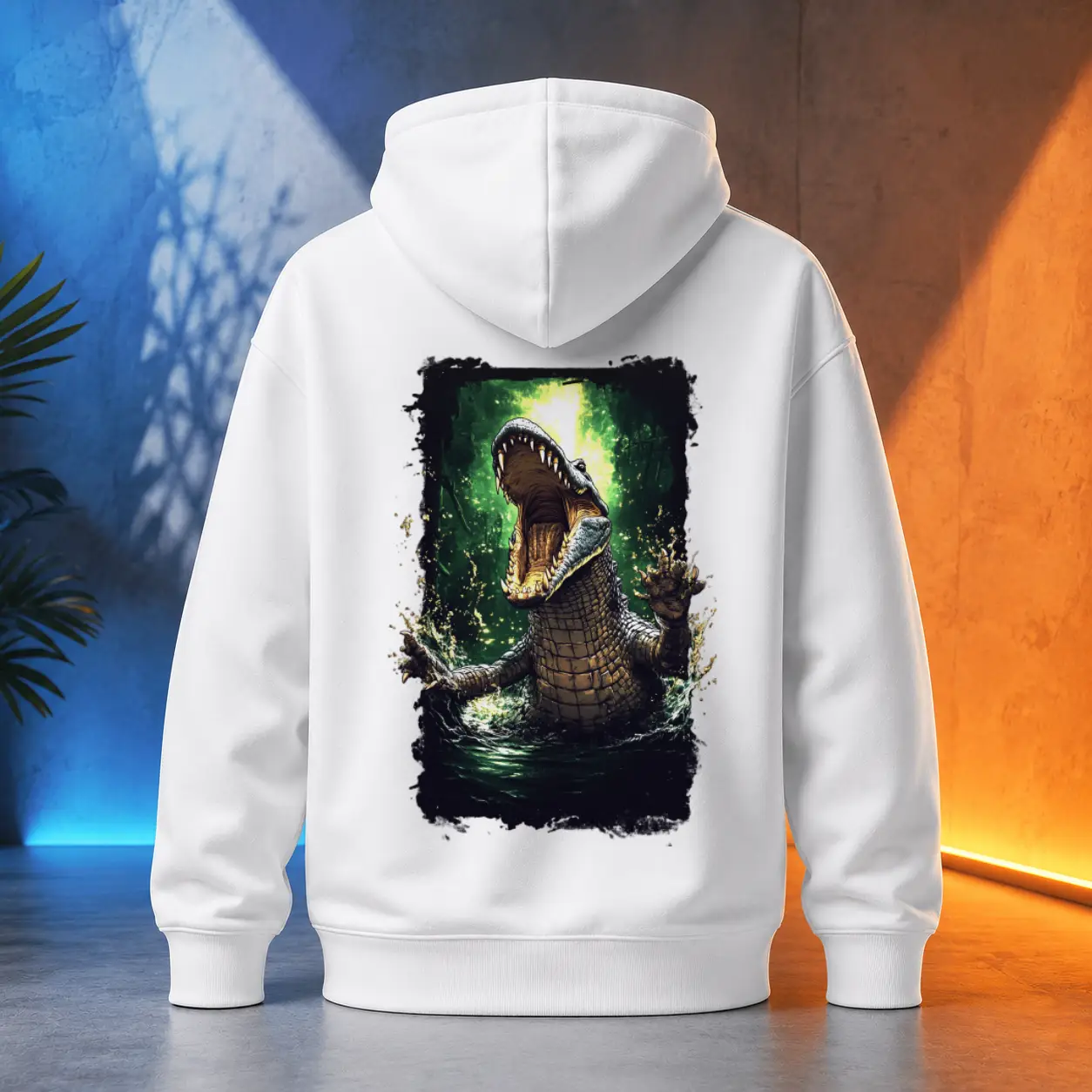 Unisex mikina - Krokodýl z Nilských hlubin
