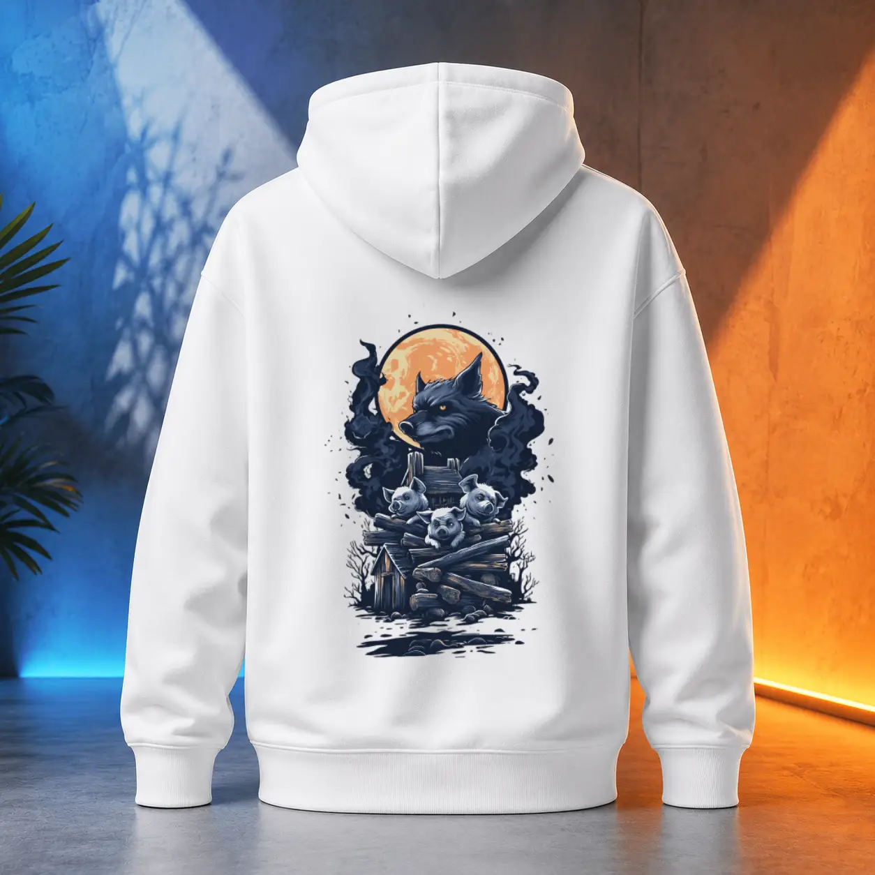 Unisex mikina - Tři prasátka poslední stání