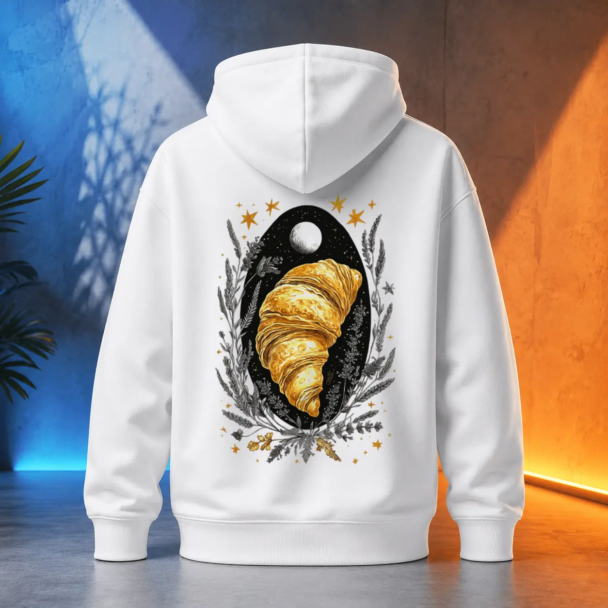 Unisex mikina - Croissant zlaté ráno