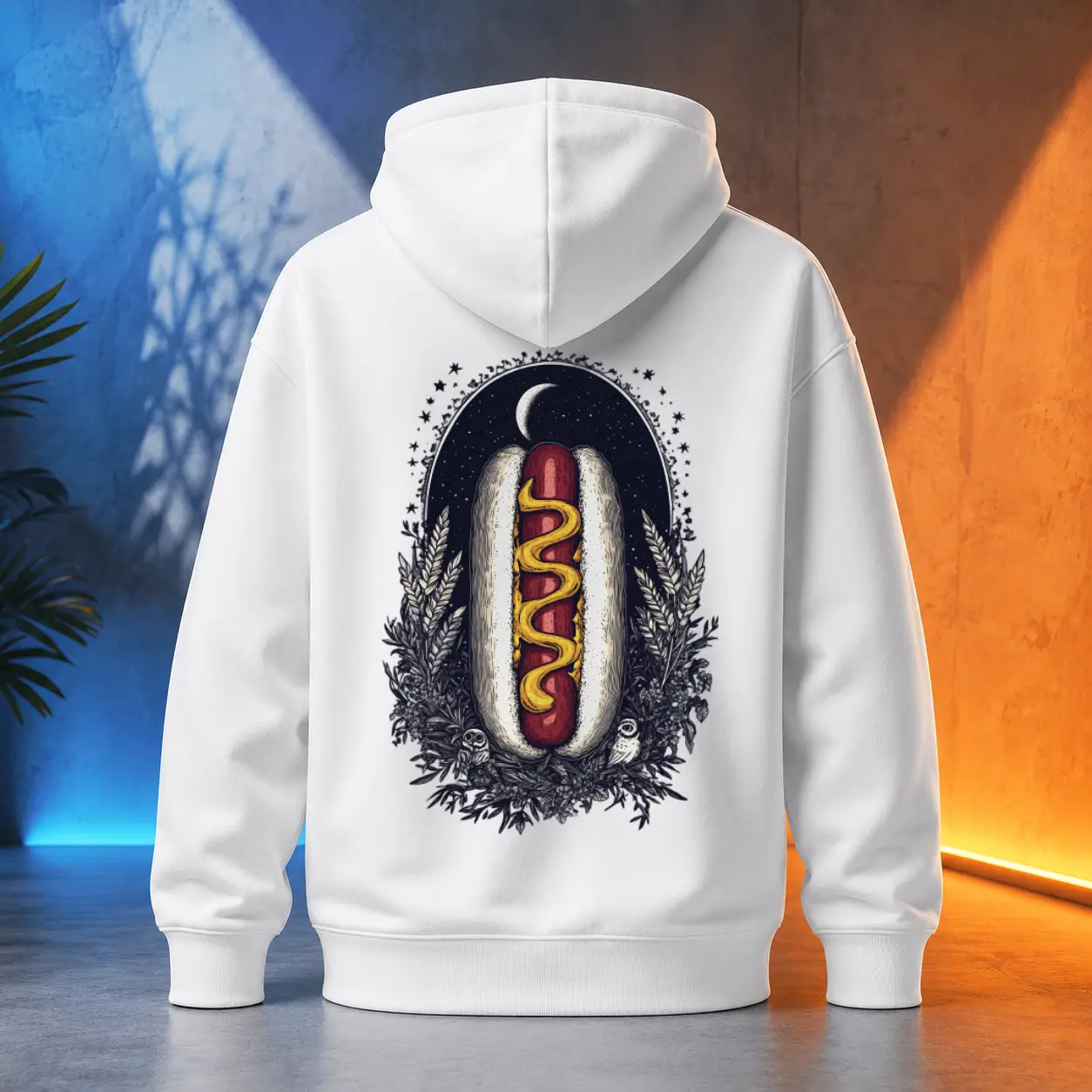 Unisex mikina - Hot Dog voní letem