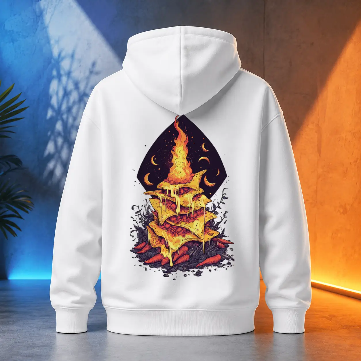 Unisex mikina - Nachos zlatý západ