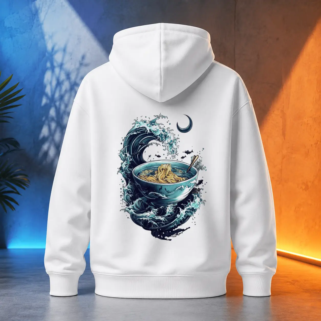 Unisex mikina - Ramen teplo přístav