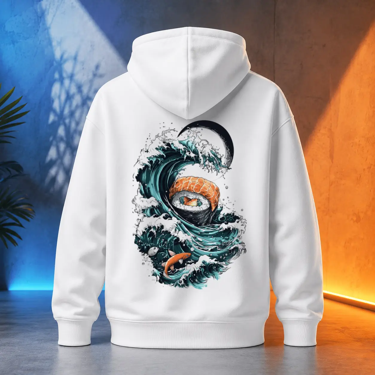 Unisex mikina - Sushi mořský vzpomínka