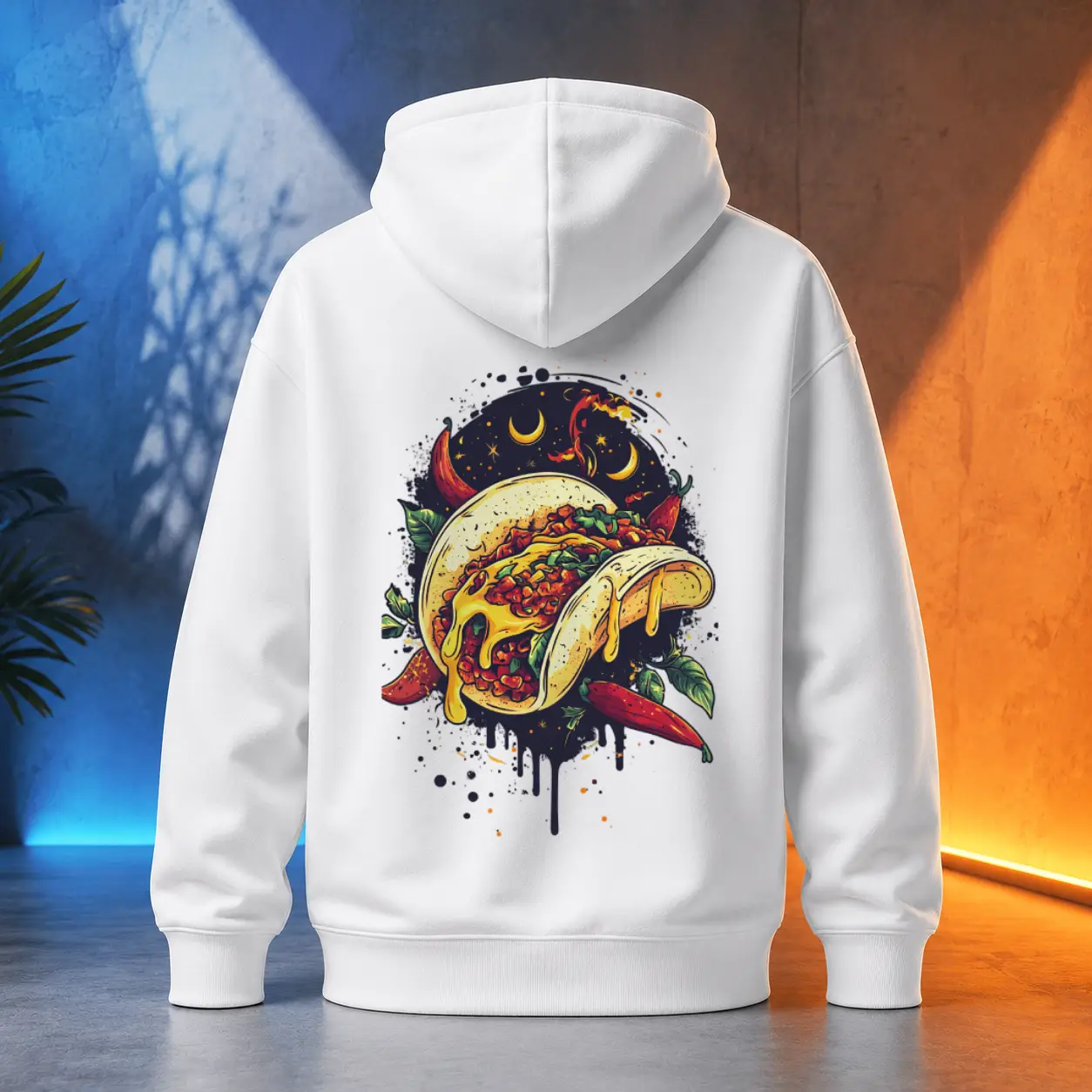Unisex mikina - Taco ulicí voní
