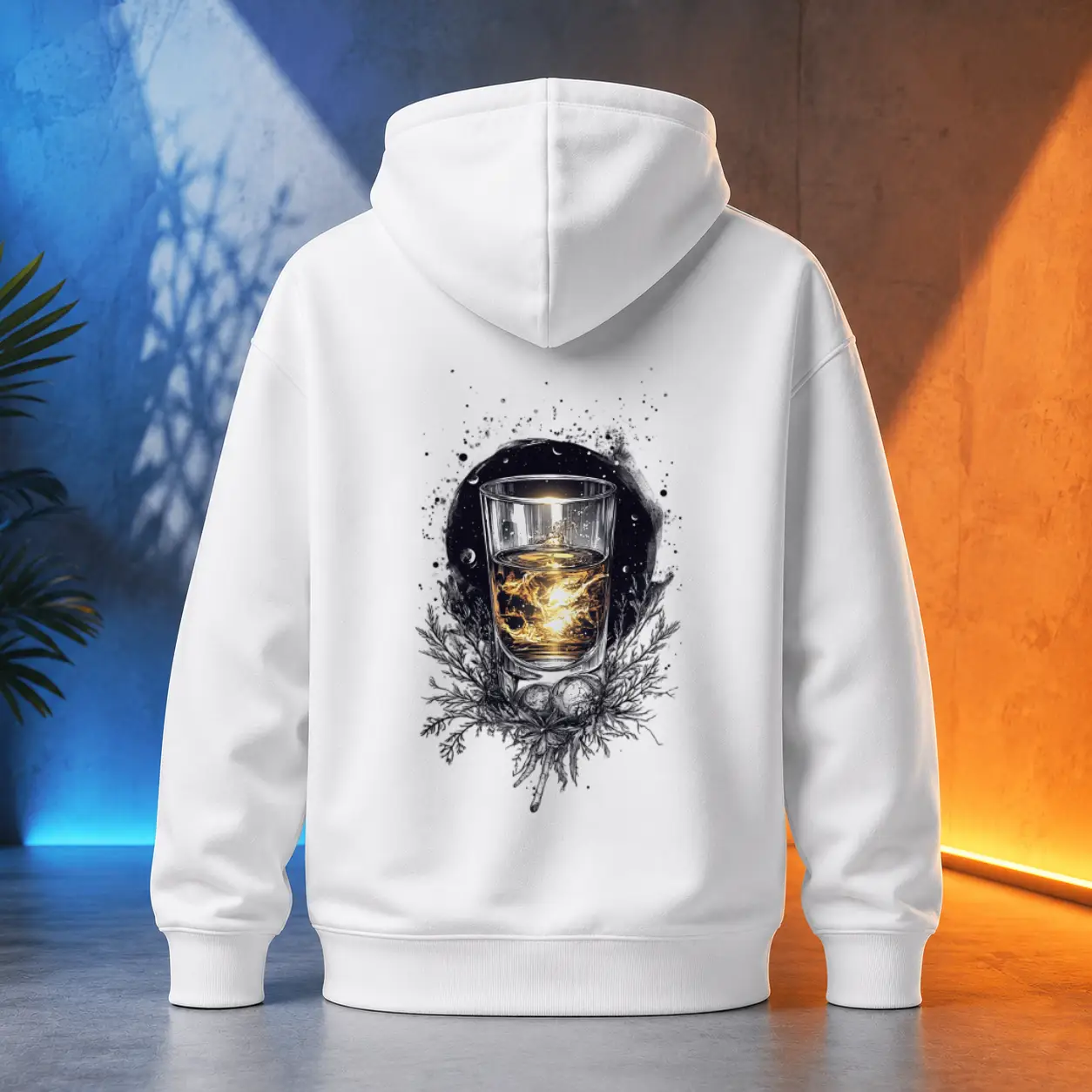 Unisex mikina - Vodka ledový vesmír