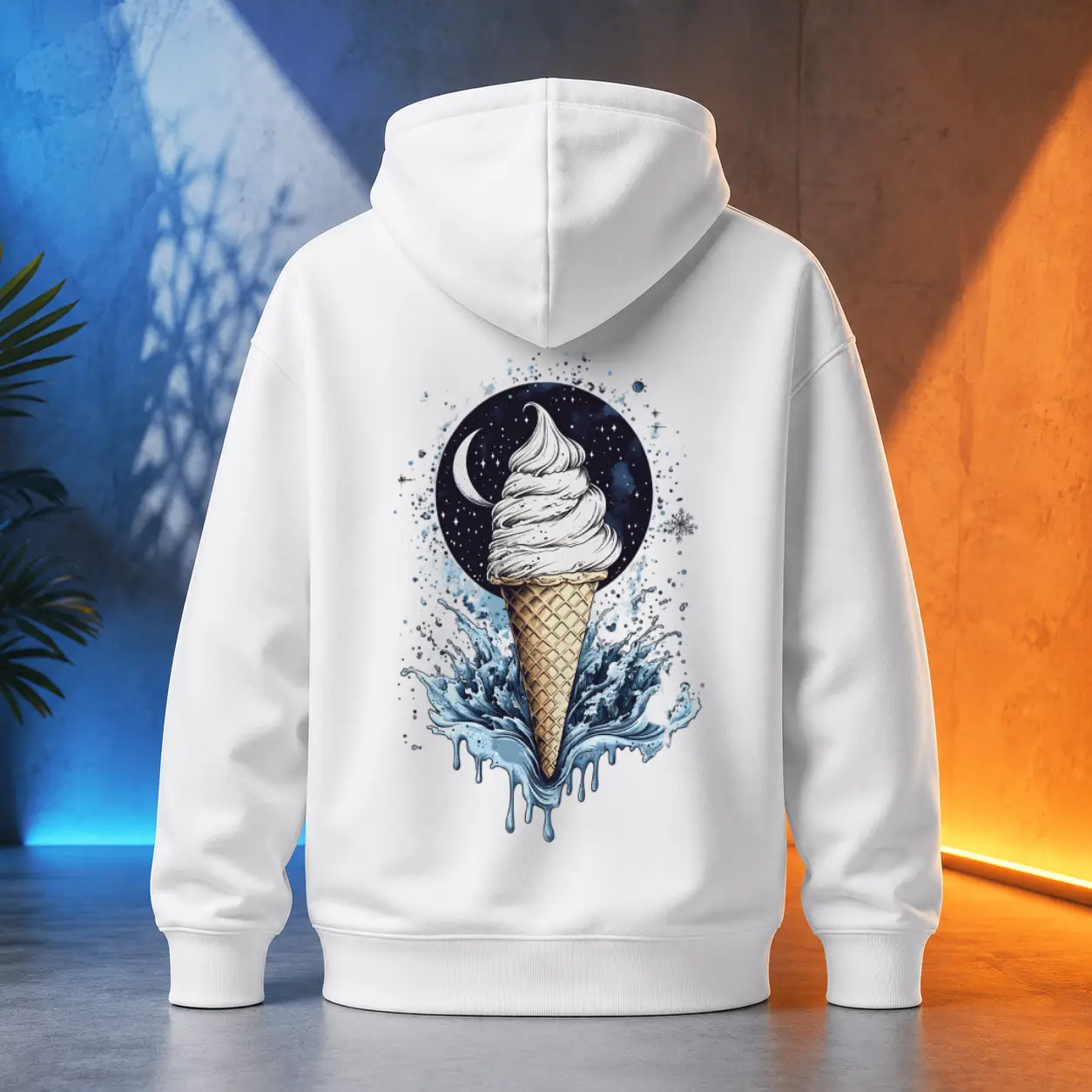 Unisex mikina - Zmrzlina ledový sen