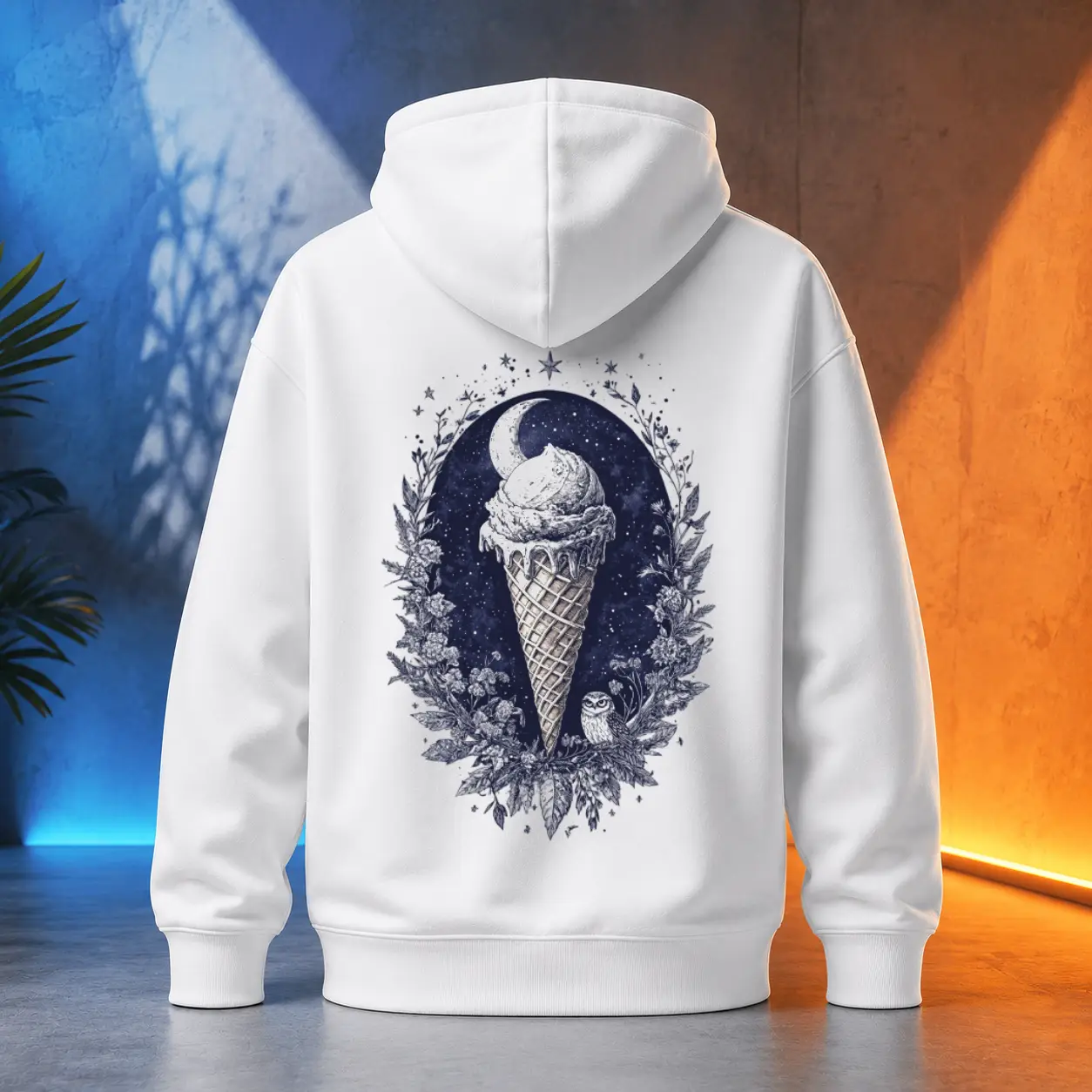Unisex mikina - Zmrzlina v noci
