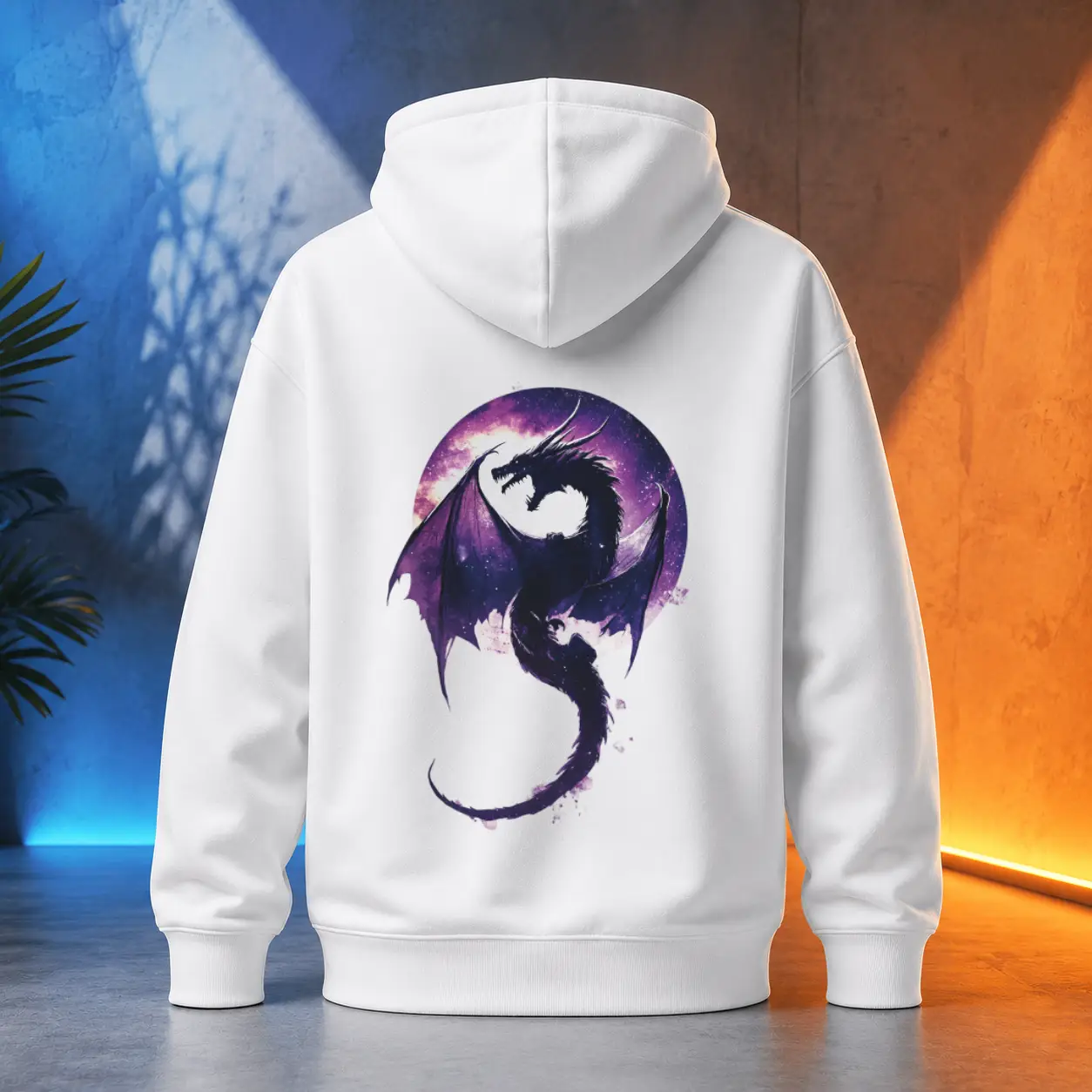 Unisex mikina - Drak galaktický vír