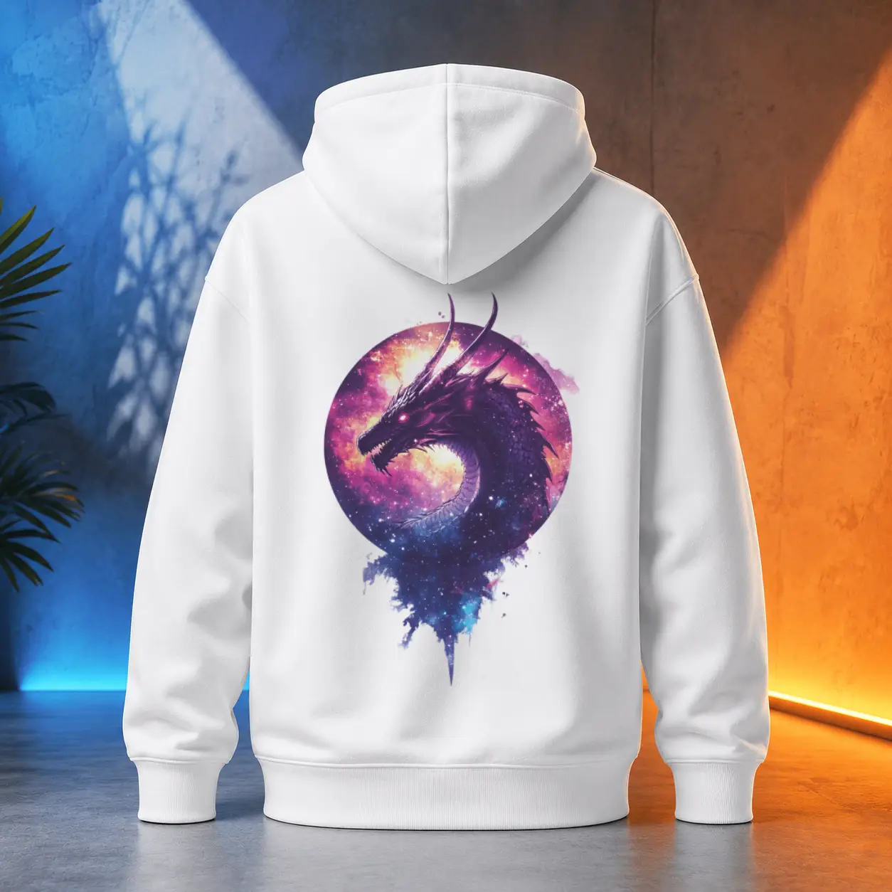 Unisex mikina - Drak kosmický imperátor