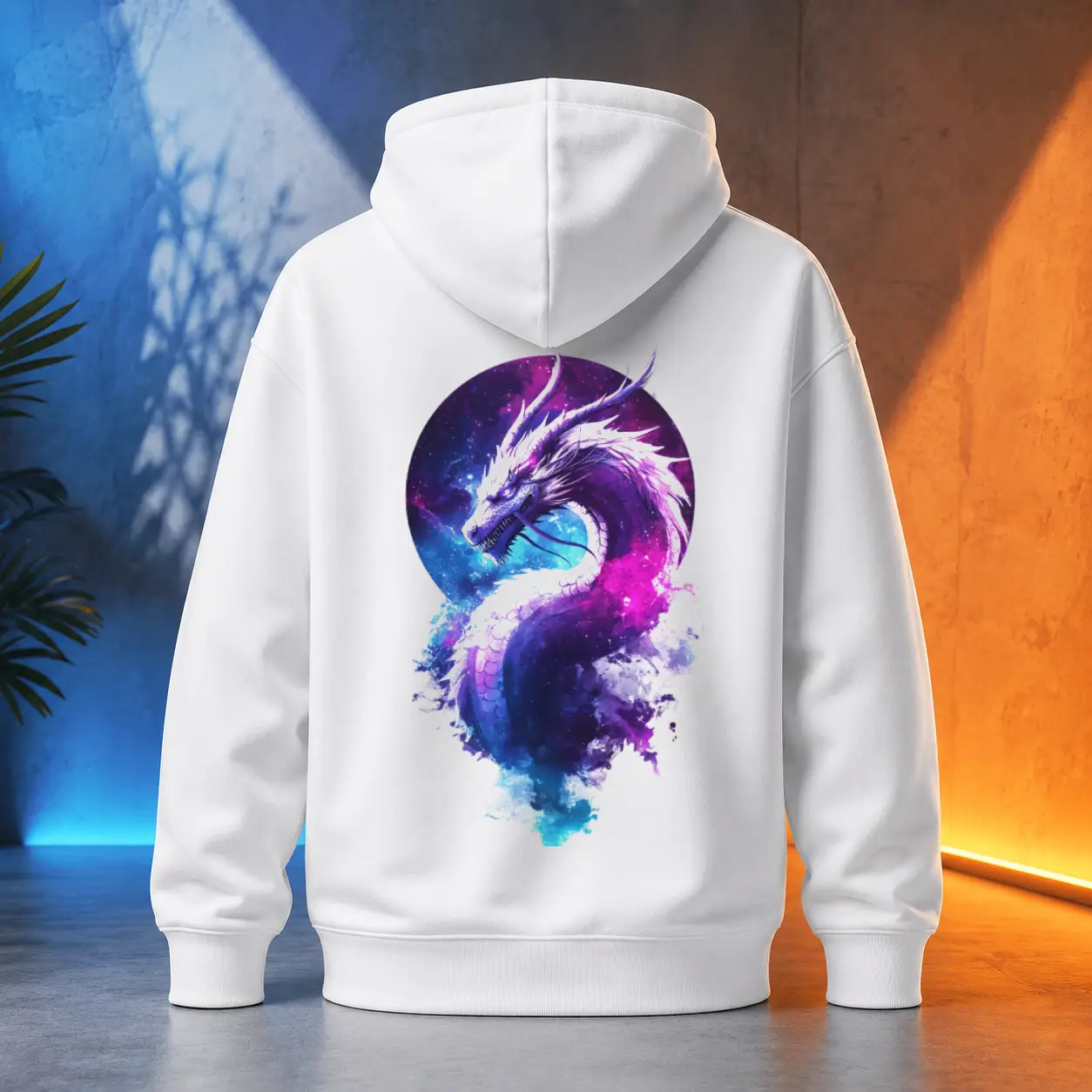 Unisex mikina - Drak kosmický vír
