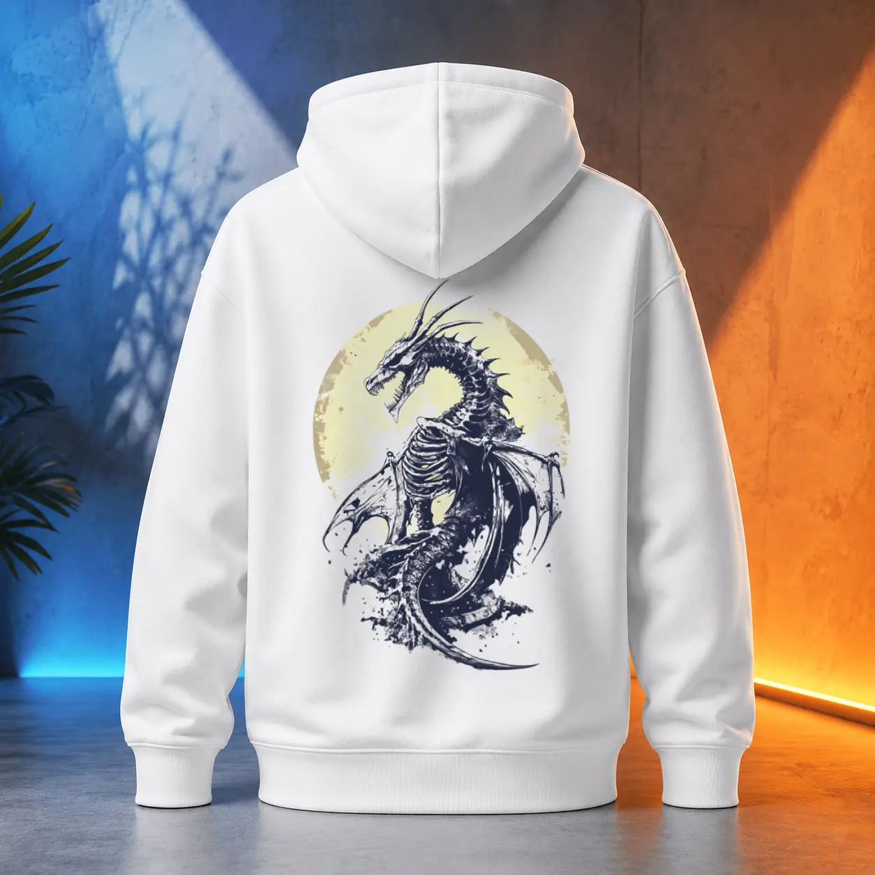 Unisex mikina - Drak kostlivec věcný