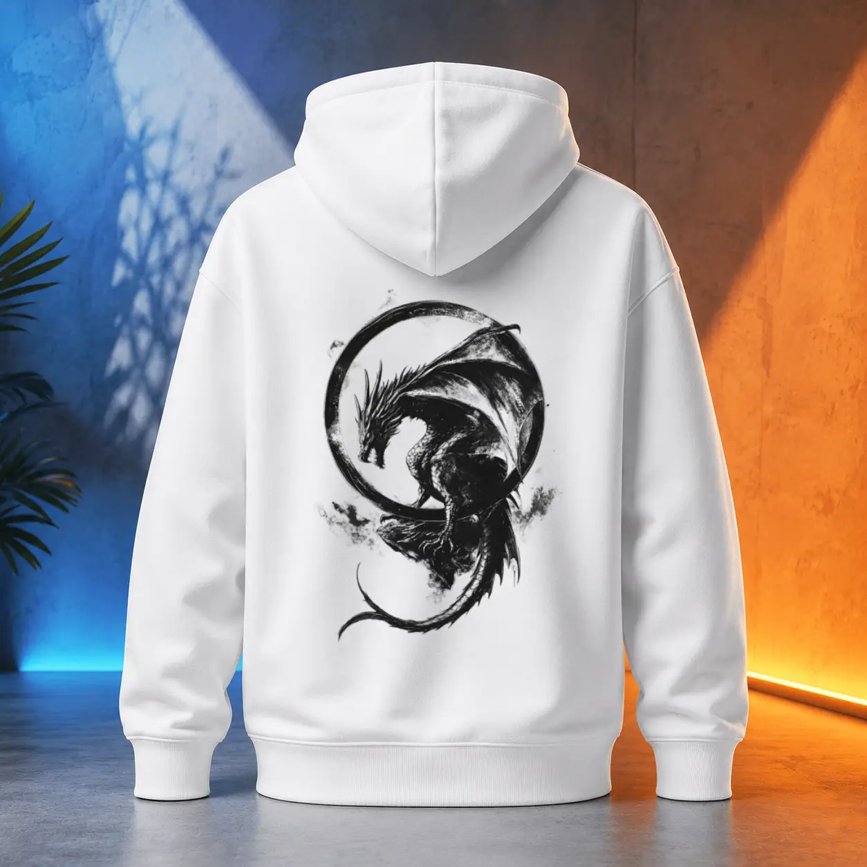Unisex mikina - Drak měsíční brána