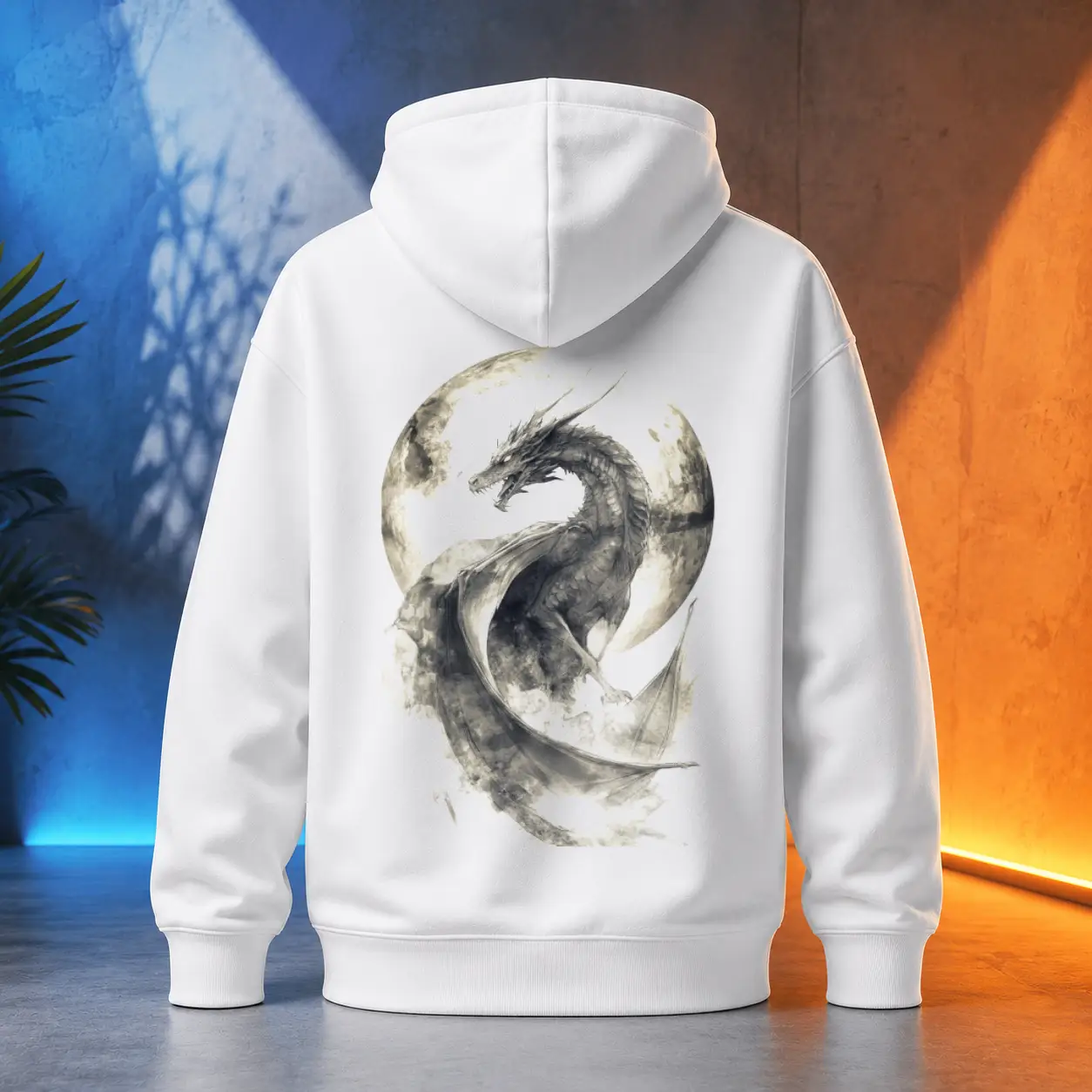 Unisex mikina - Drak noční imperátor