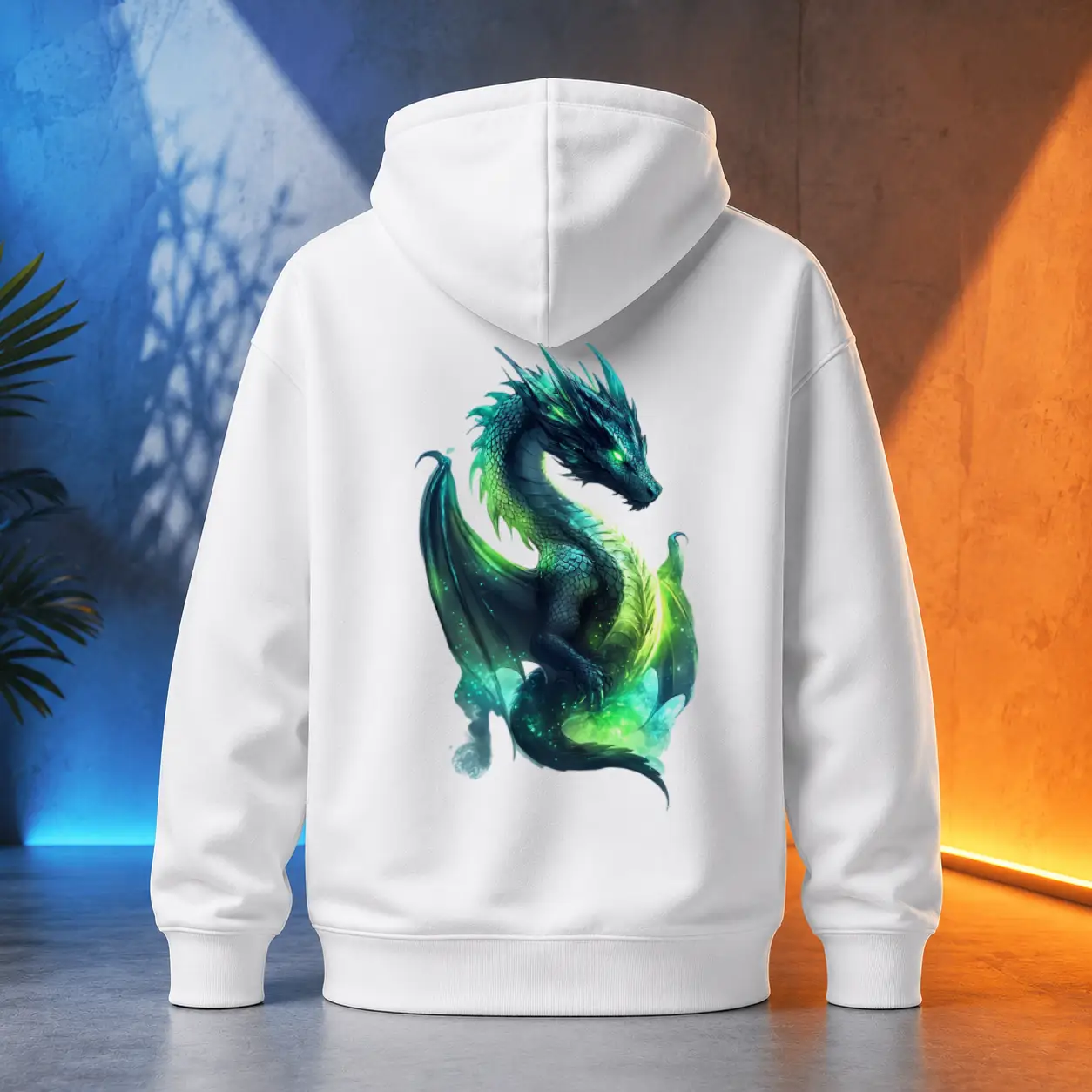 Unisex mikina - Drak plamen věků