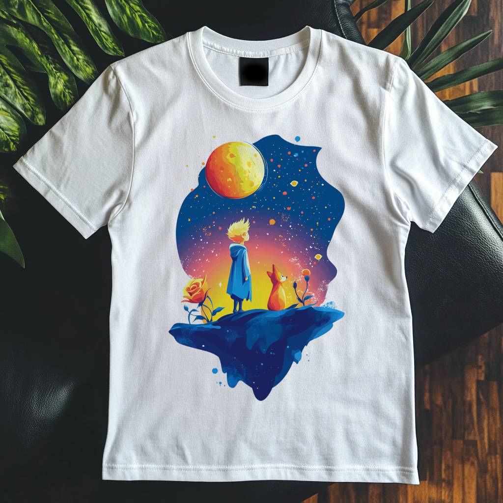 Pánské tričko - Noční putování - Malý princ - Le petit prince