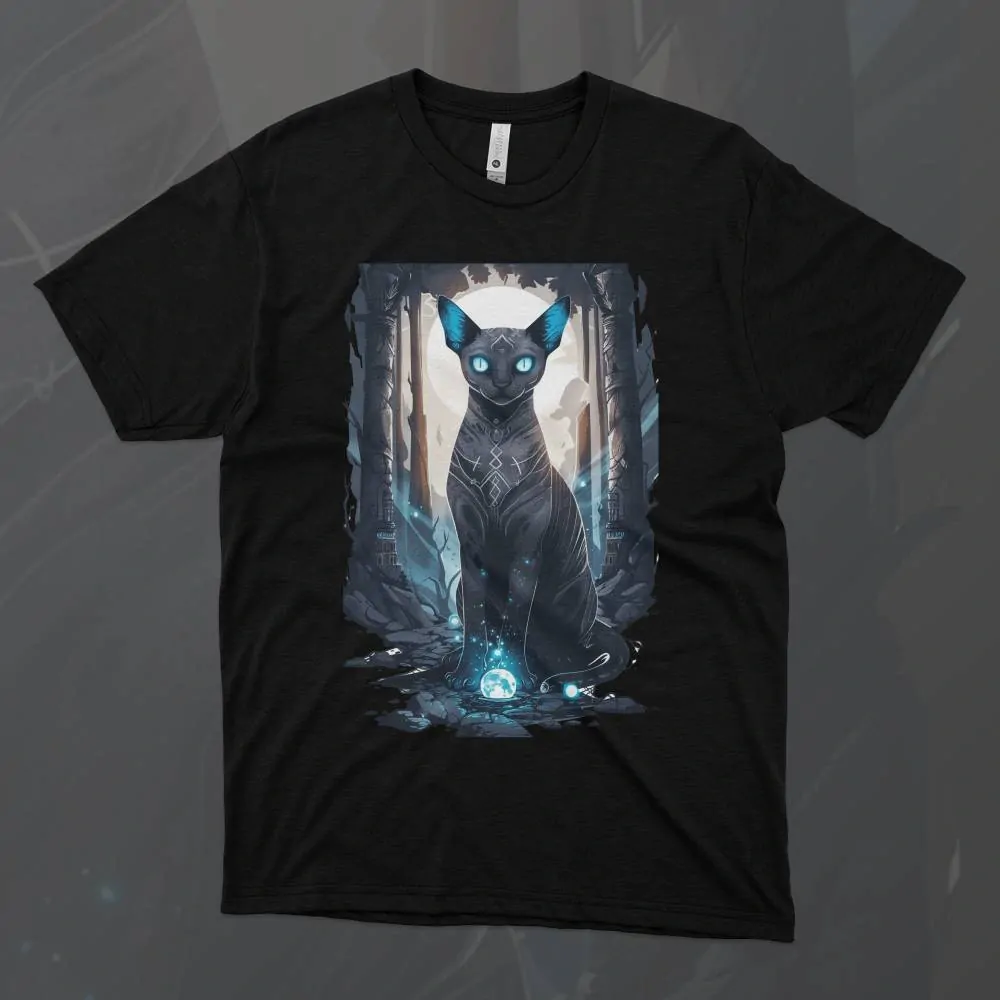 Pánské tričko - Moonlit Cat