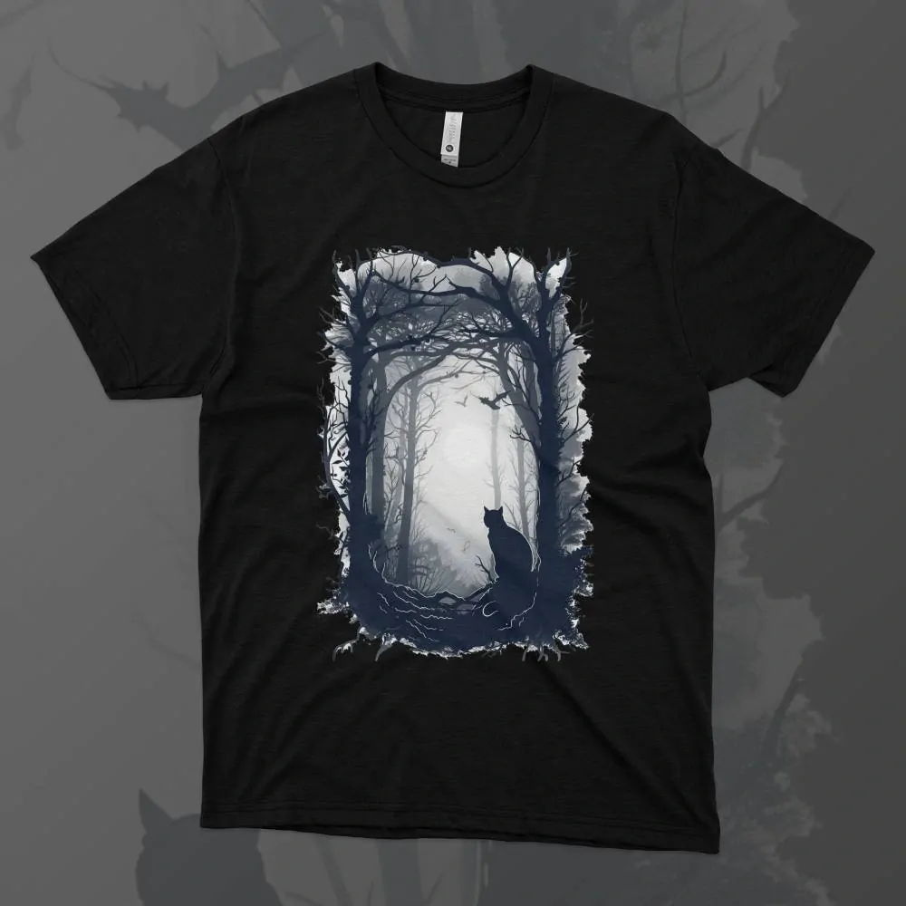 Pánské tričko - Enchanted Cat