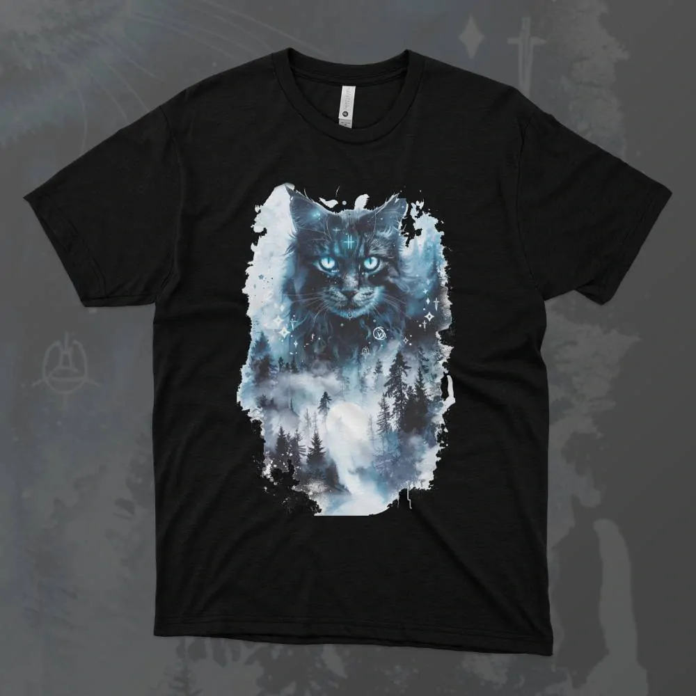 Pánské tričko - Mysterious Cat