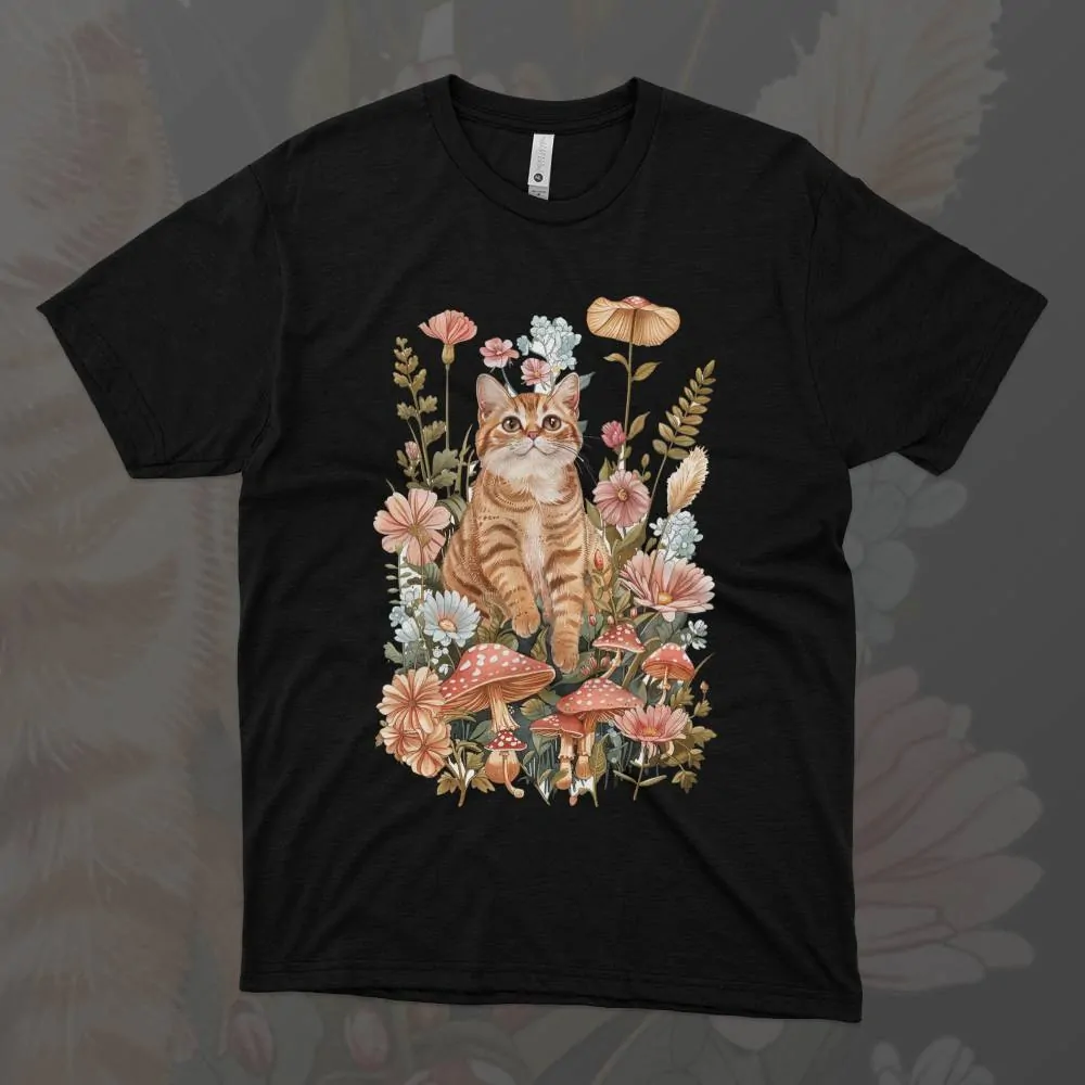 Dámské tričko - Flower Cat