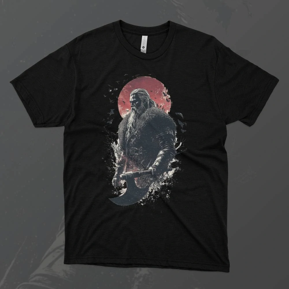 Dámské tričko - Temný Vikingský válečník