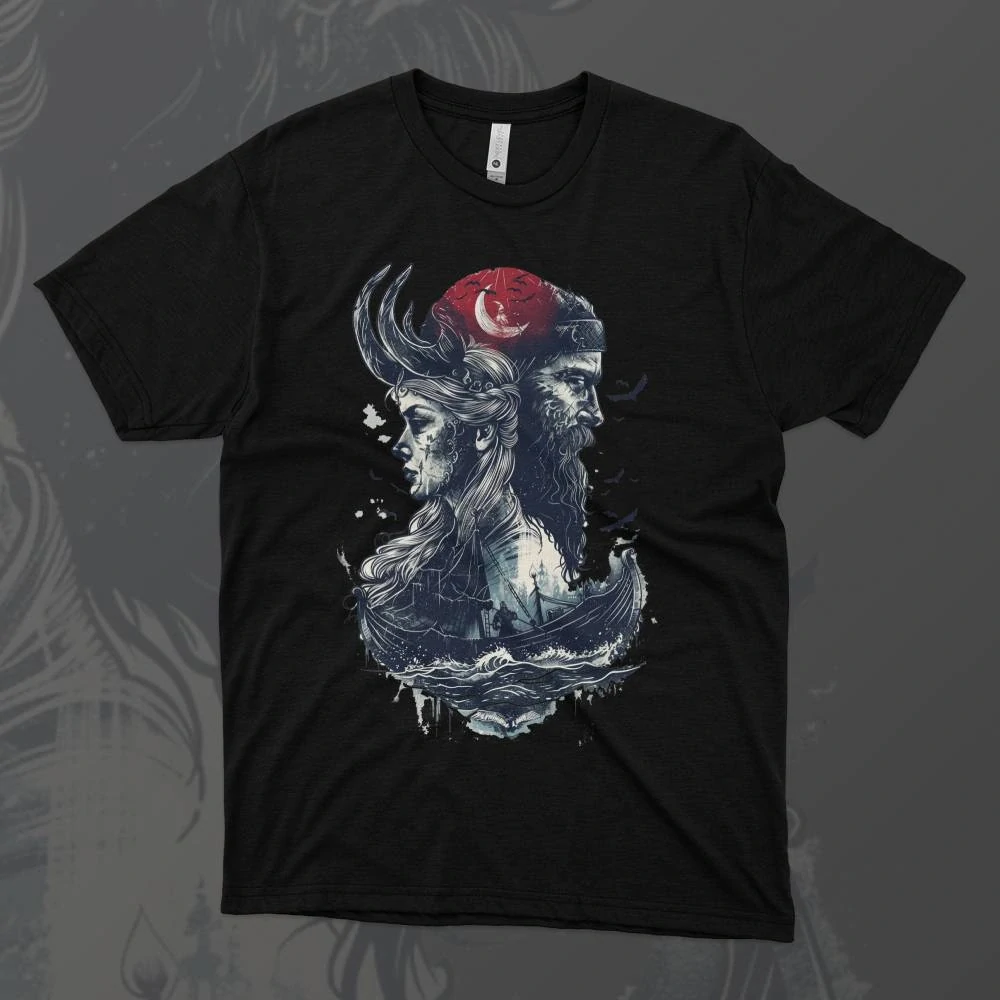 Dámské tričko - Úsvit Vikingského páru