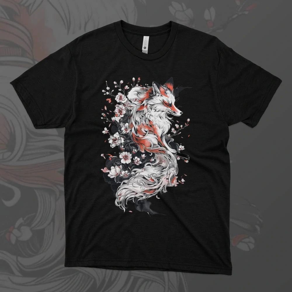 Dámské tričko - Sakura liška