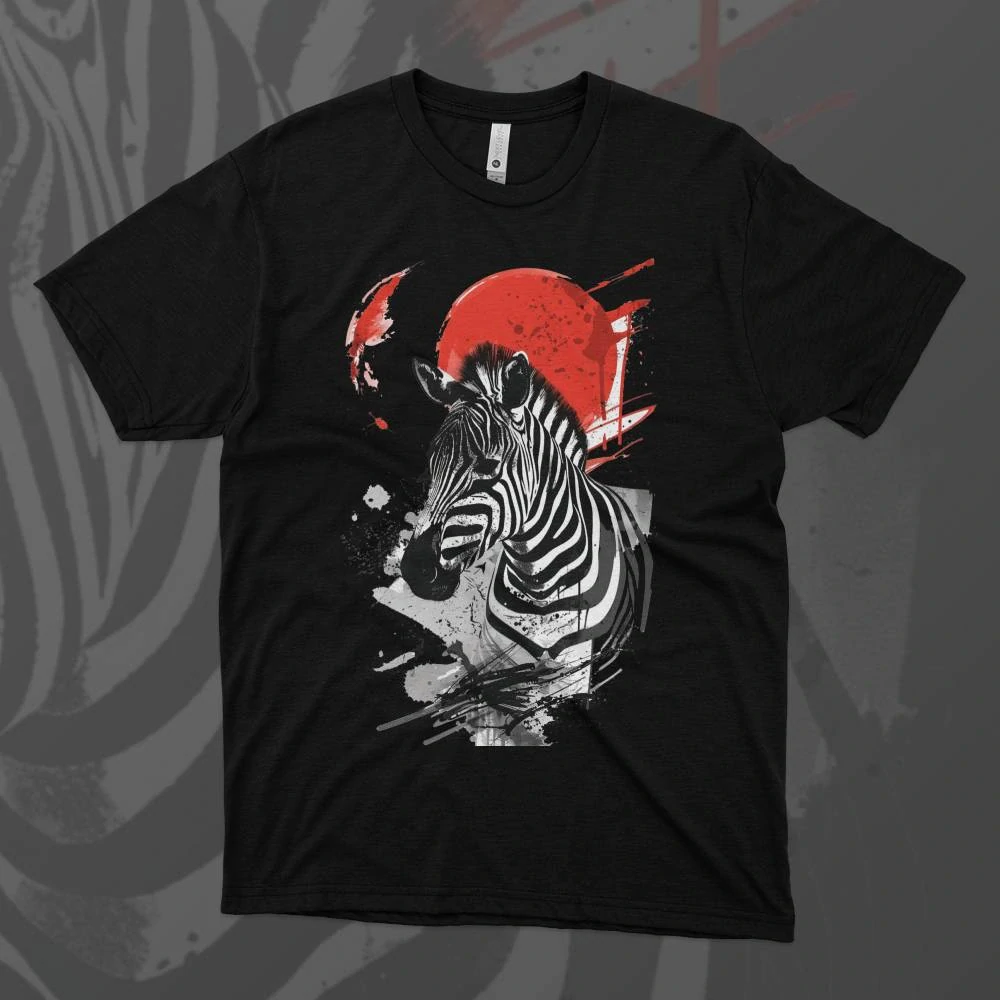 Pánské tričko - Zebra v Japonsku