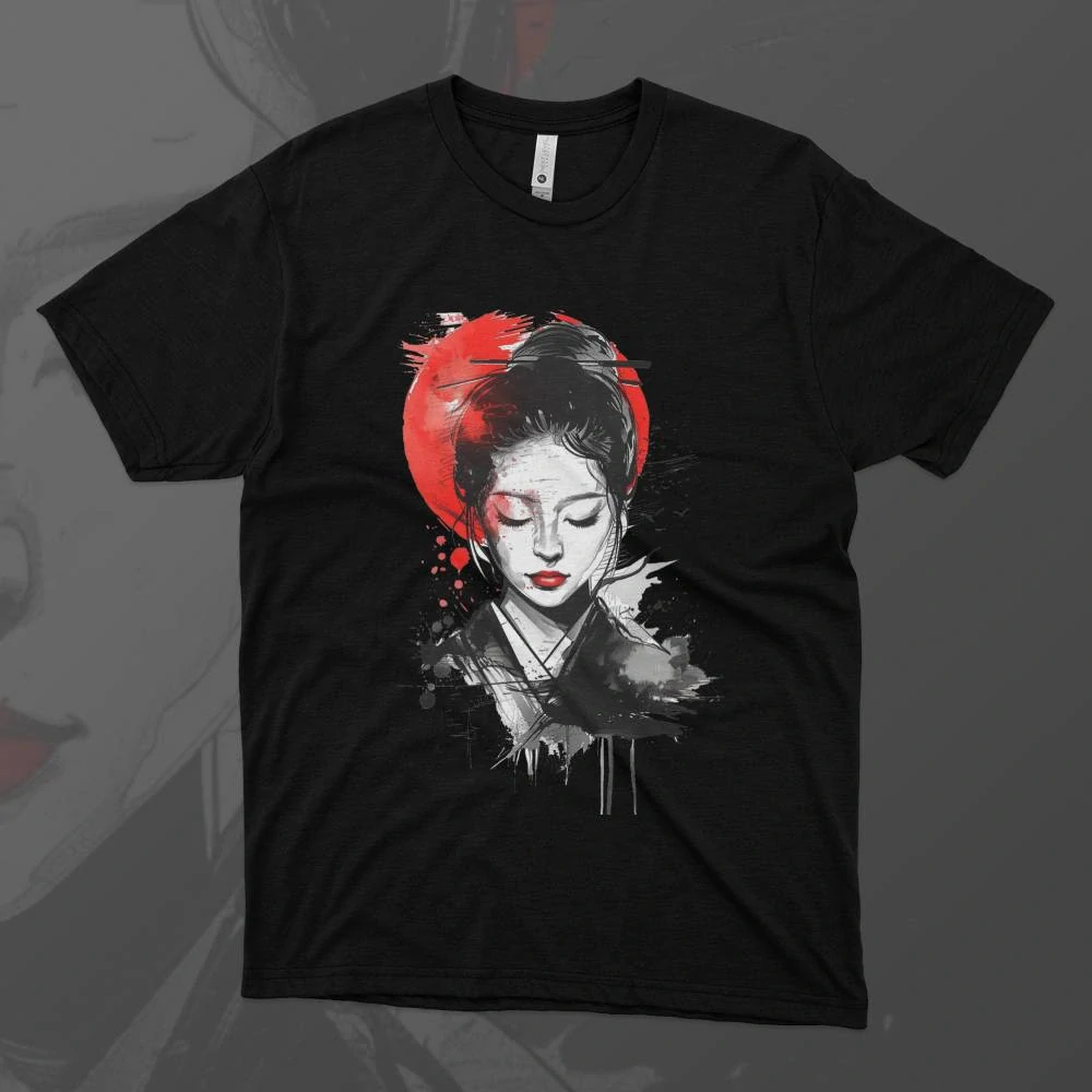 Dámské tričko - Tichá Gejša