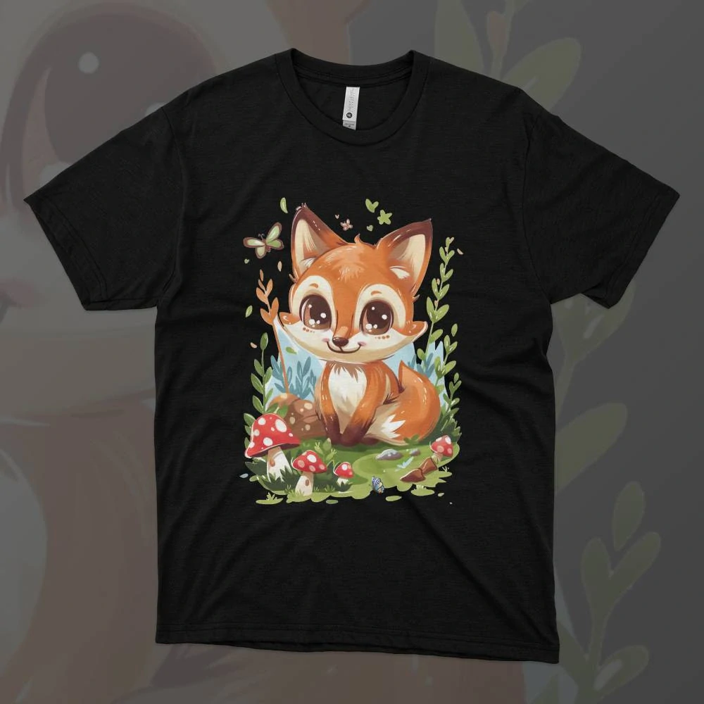 Pánské tričko - Liška ve větříku