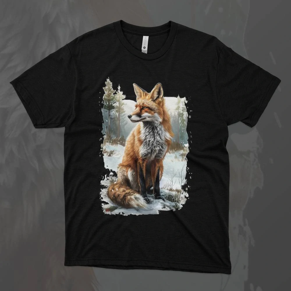 Pánské tričko - Liška v přírodě