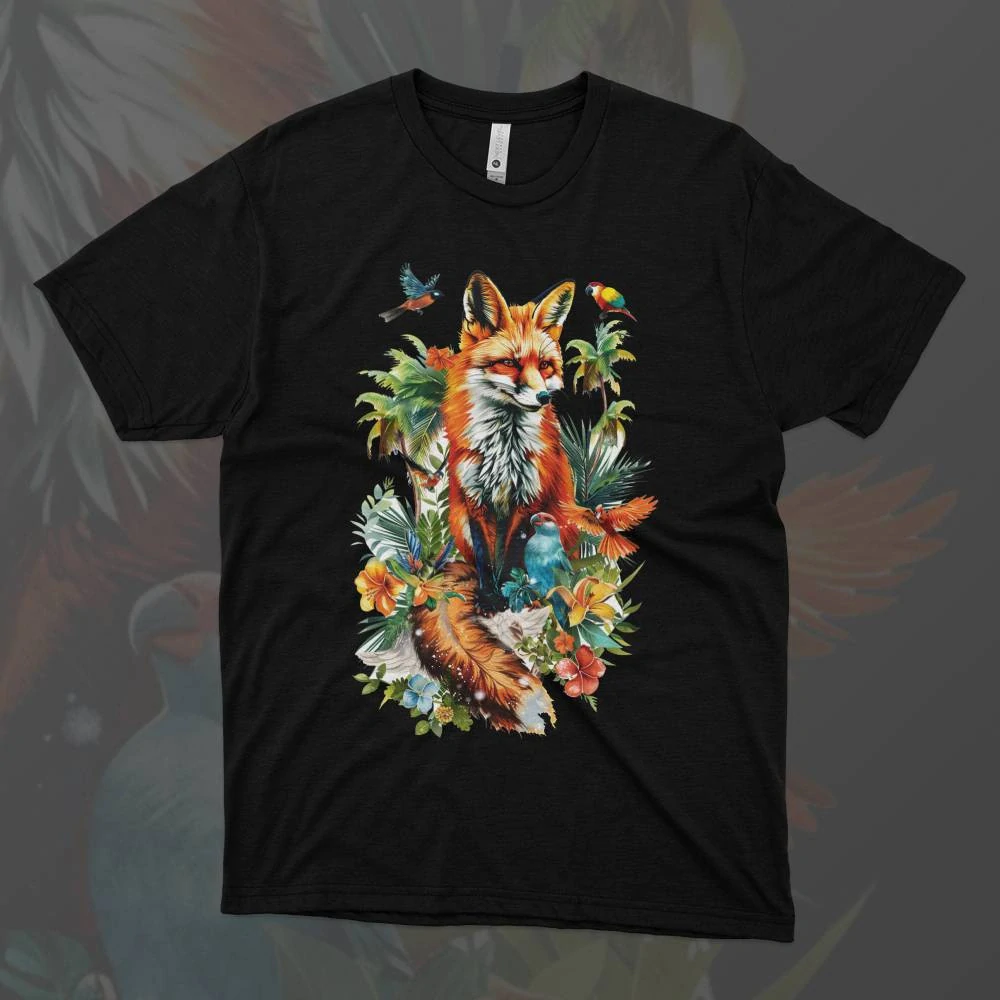 Pánské tričko - Liška v Karibiku