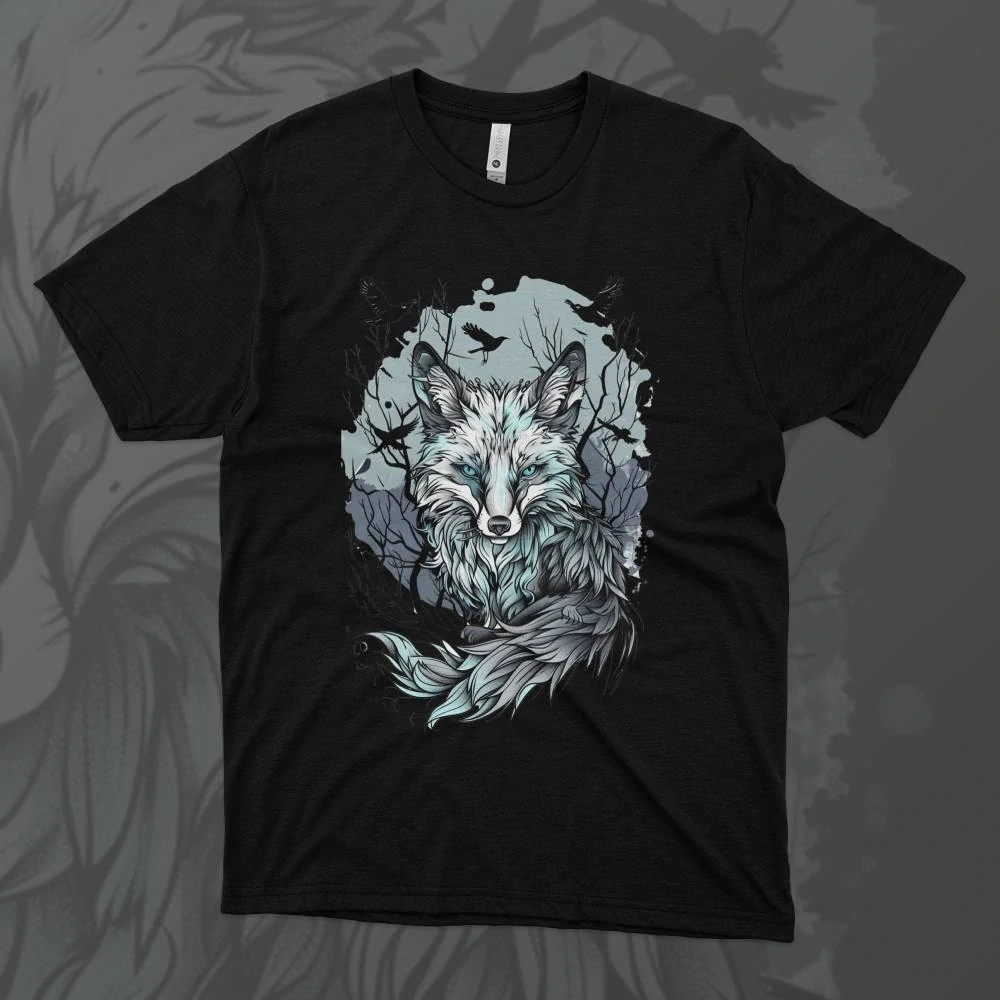 Dámské tričko - Temná přízračná liška