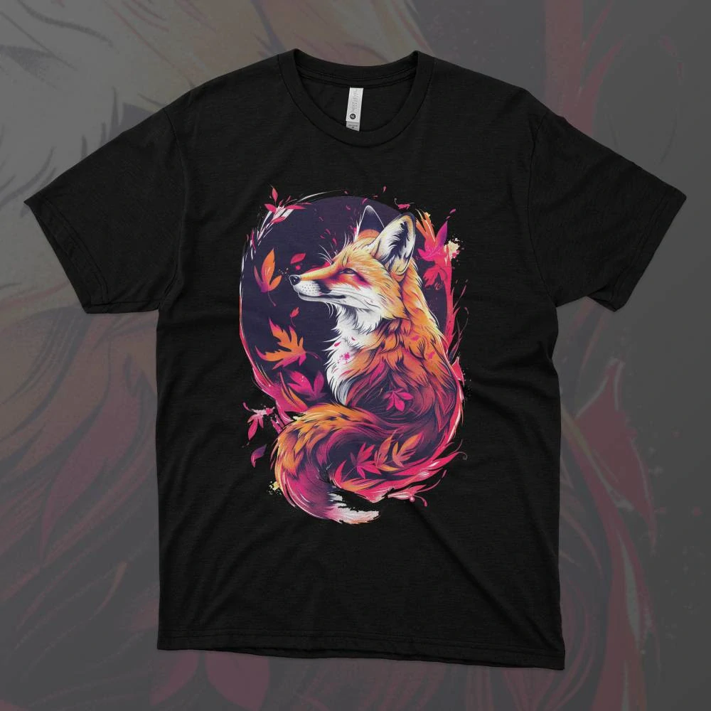 Pánské tričko - Tajemná noční liška