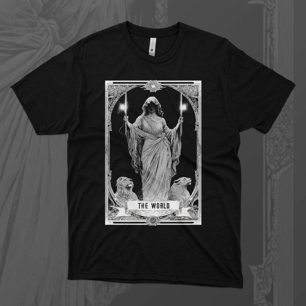 Pánské tričko - The World - Svět - Tarot - Velká arkána