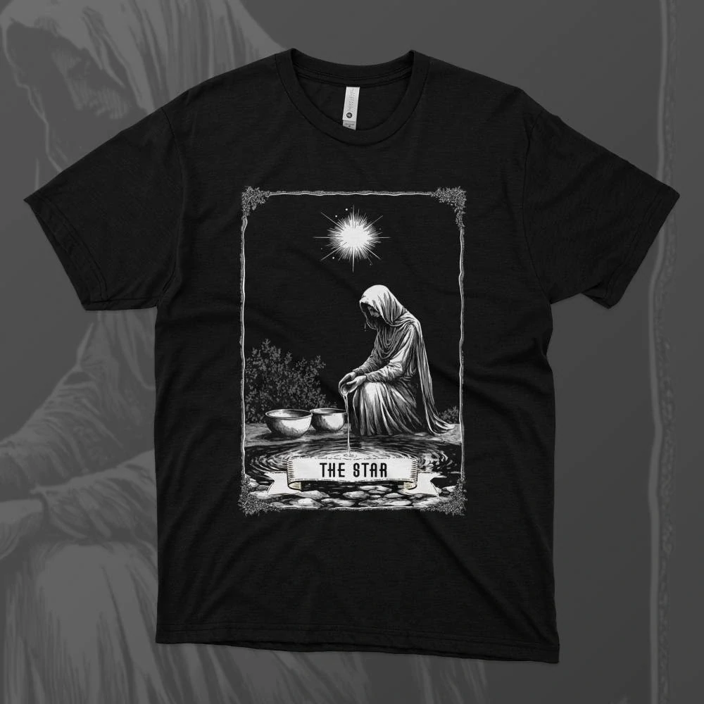 Dámské tričko - The Star - Hvězda - Tarot - Velká Arkána
