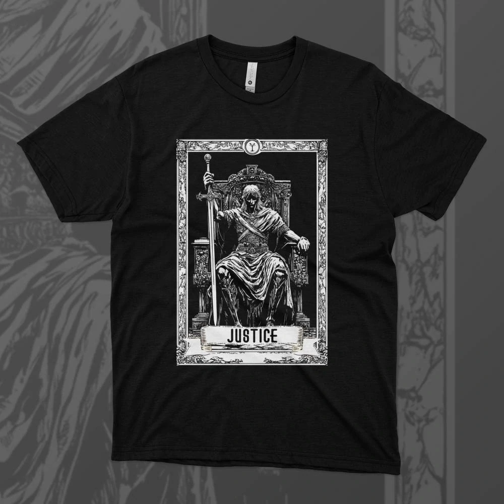 Pánské tričko - Justice - Spravedlnost - Tarot - Velká Arkána