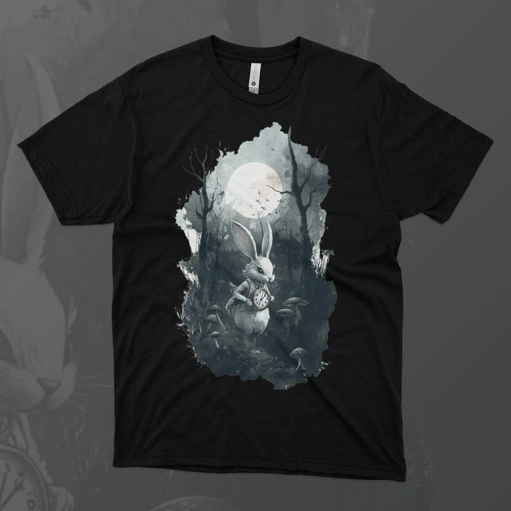 Pánské tričko - Bílý králík – White Rabbit