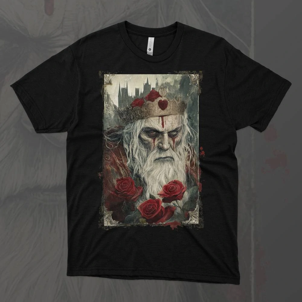 Pánské tričko - Srdcový král – King of Hearts
