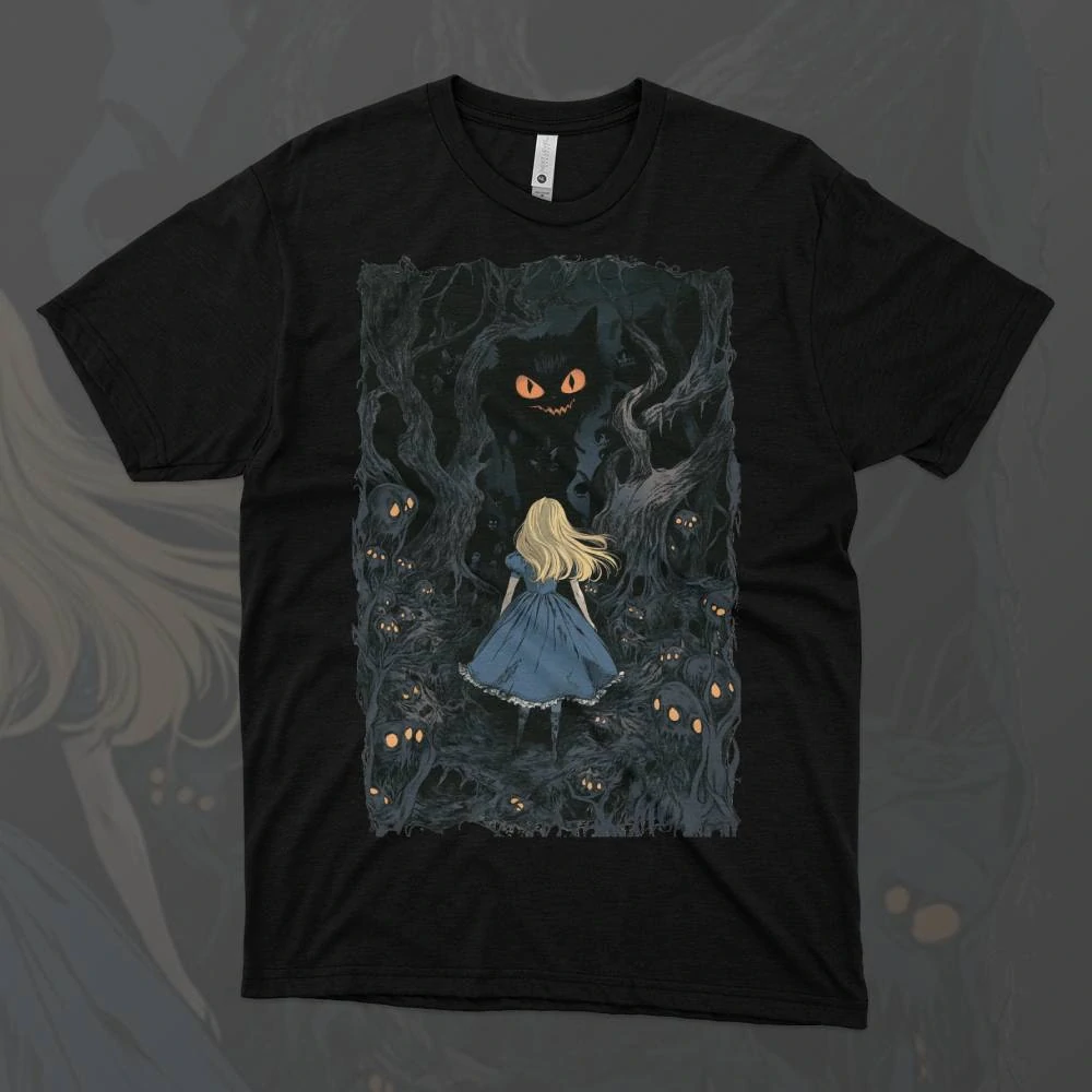 Pánské tričko - Ztracená v říši divů – Lost in Wonderland