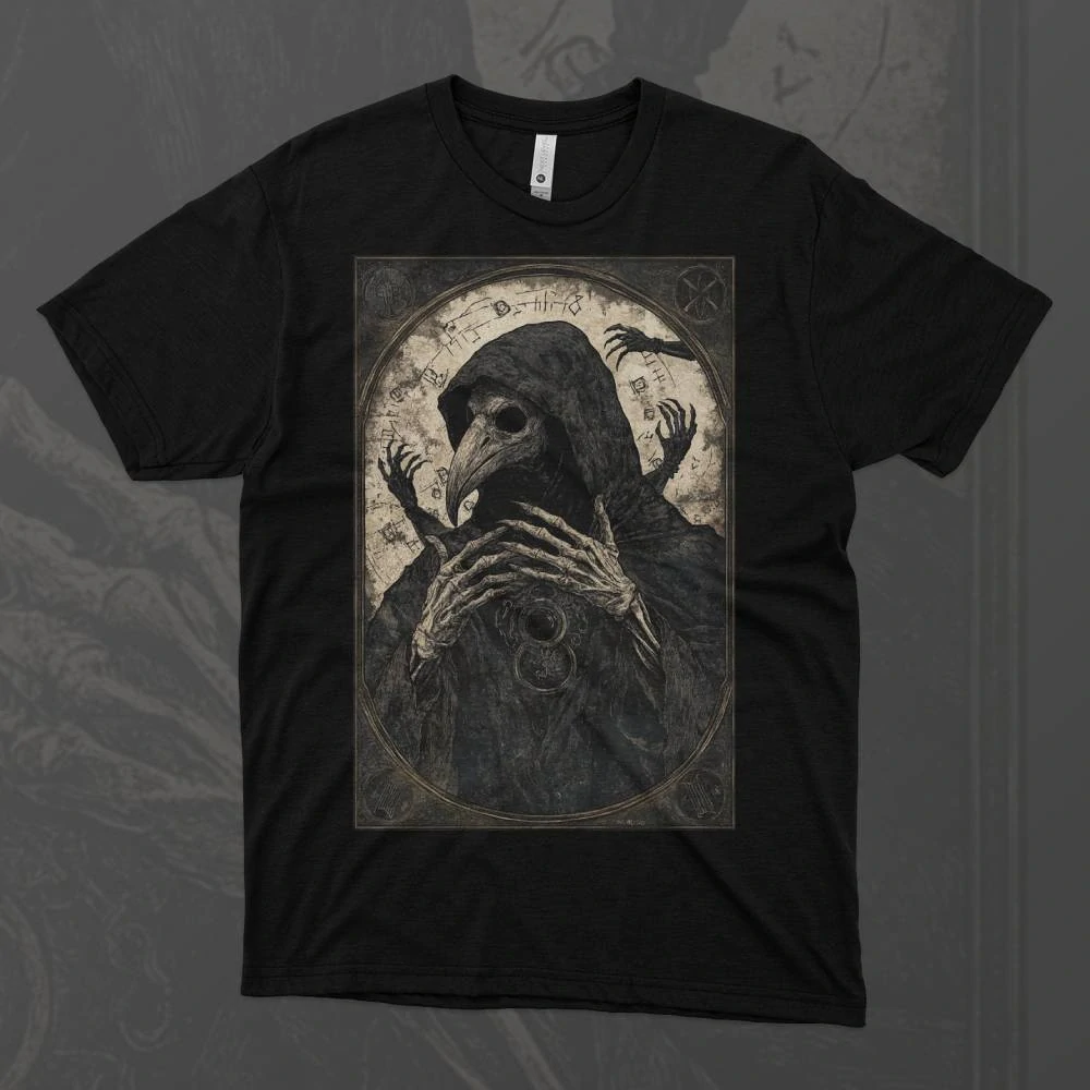 Dámské tričko - Havraní Ochránce – Plague Doctor - Morový Doktor