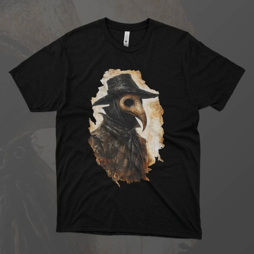 Dámské tričko - Pán Nákazy – Plague Doctor - Morový Doktor