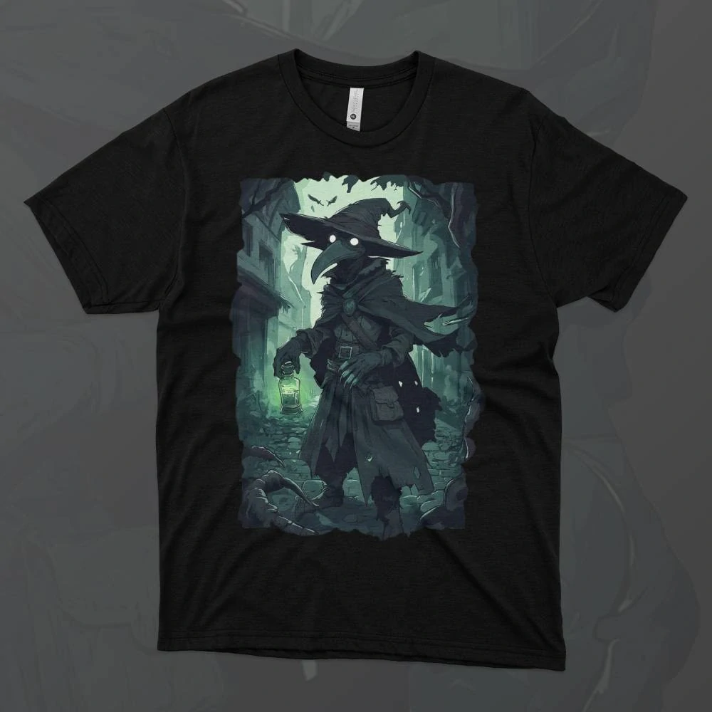 Dámské tričko - Ztracený Doktor – Plague Doctor - Morový Doktor