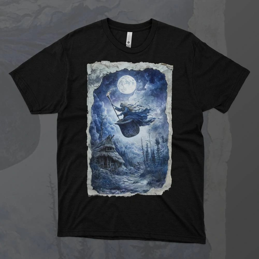 Pánské tričko - Baba Jaga – Letící Smrt