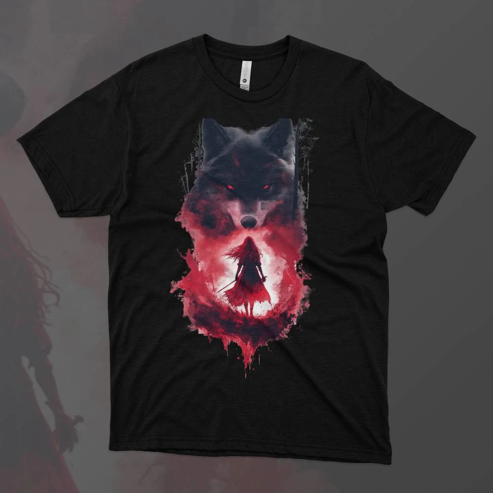 Dámské tričko - Červená Karkulka – Les Krvavých Stop