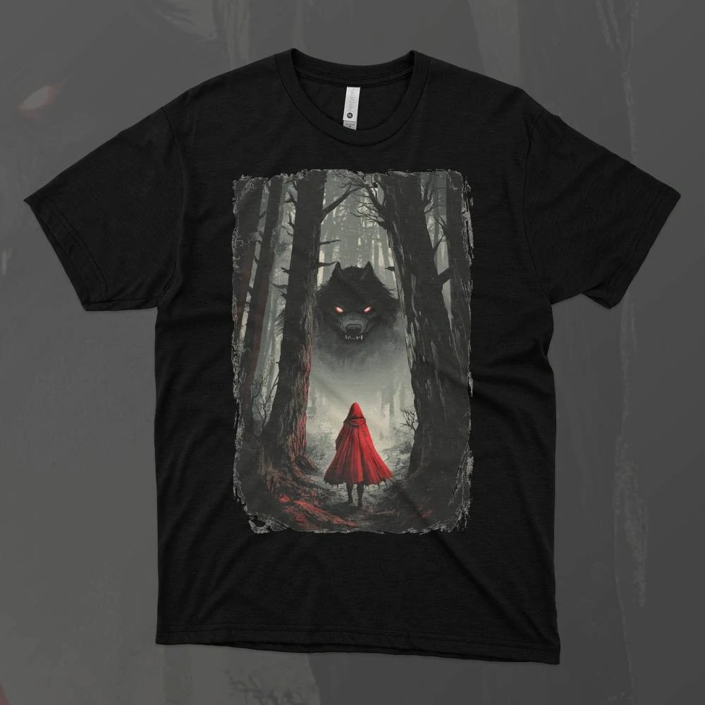 Dámské tričko - Červená Karkulka – Pohádka v Temnotě