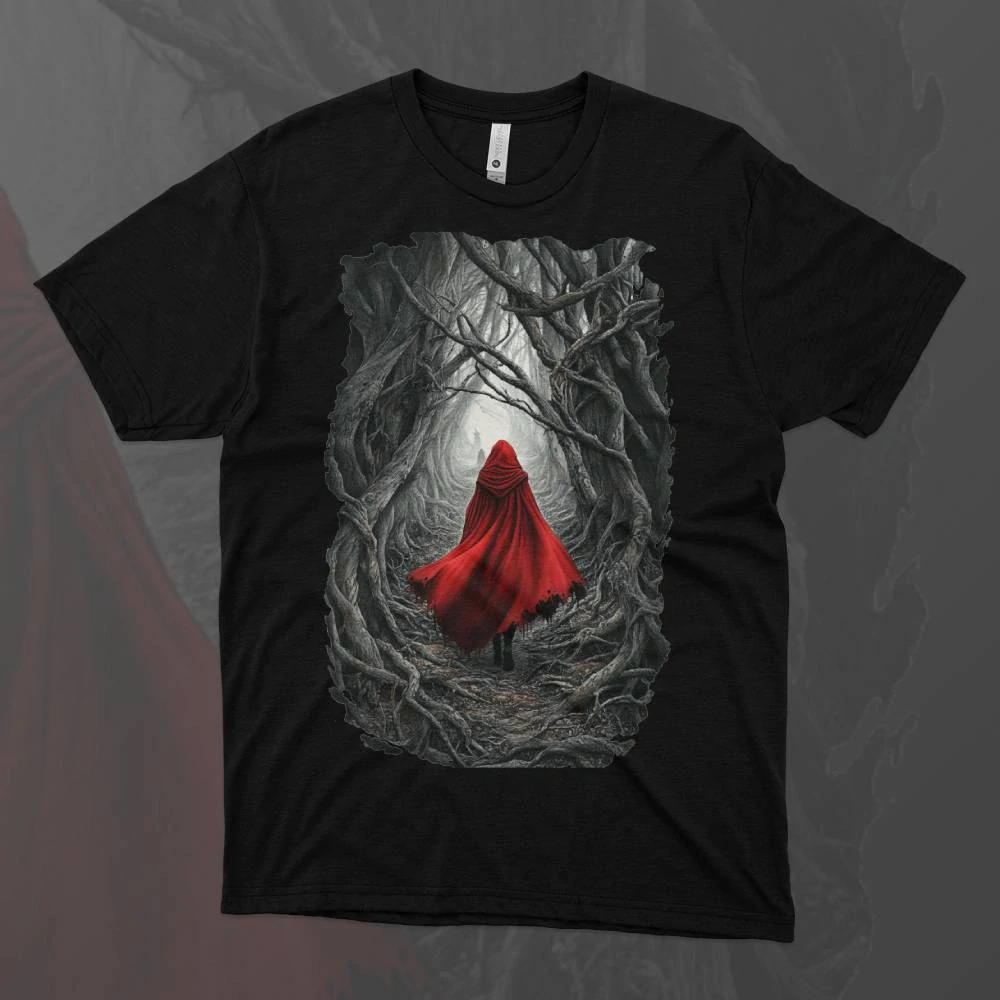 Pánské tričko - Červená Karkulka – Vlkova Kořist